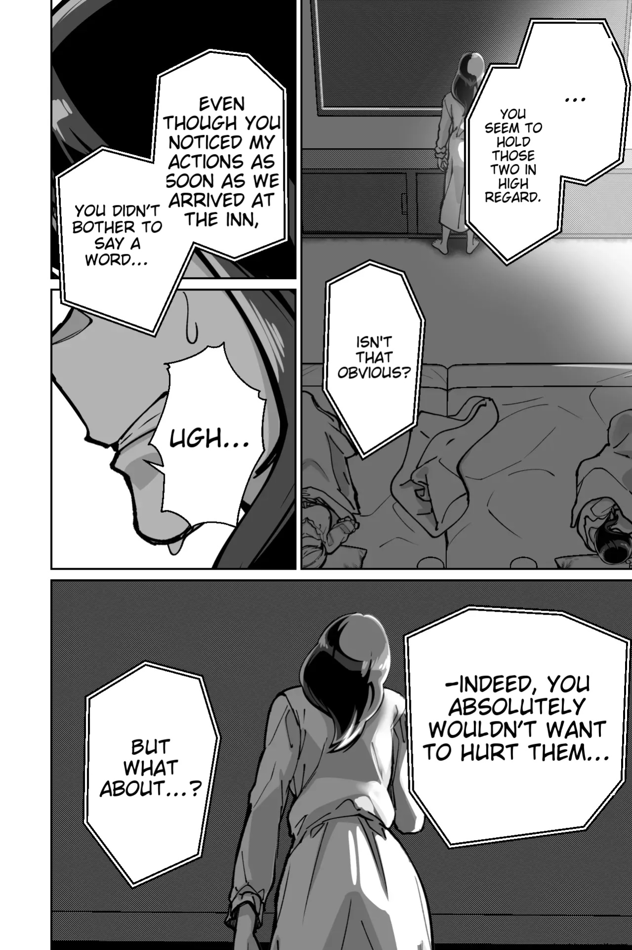 [Tokamosu (Kinugasa Yuuichi)] Minpaku ~Ojou-sama-tachi wa Minpaku Keieisha no Wana ni Ochiru~ | Sleeping in the Bed and Breakfast - Young ladies fall into the trap of a private lodging manager [MTL]