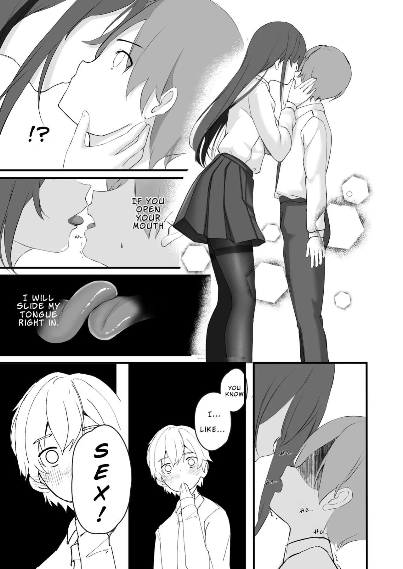 [47sp. (Takashina@Masato)] Seiso Senpai Seiyoku Tsuyoi - Neat senior with strong sexual desire [Ballons translator]