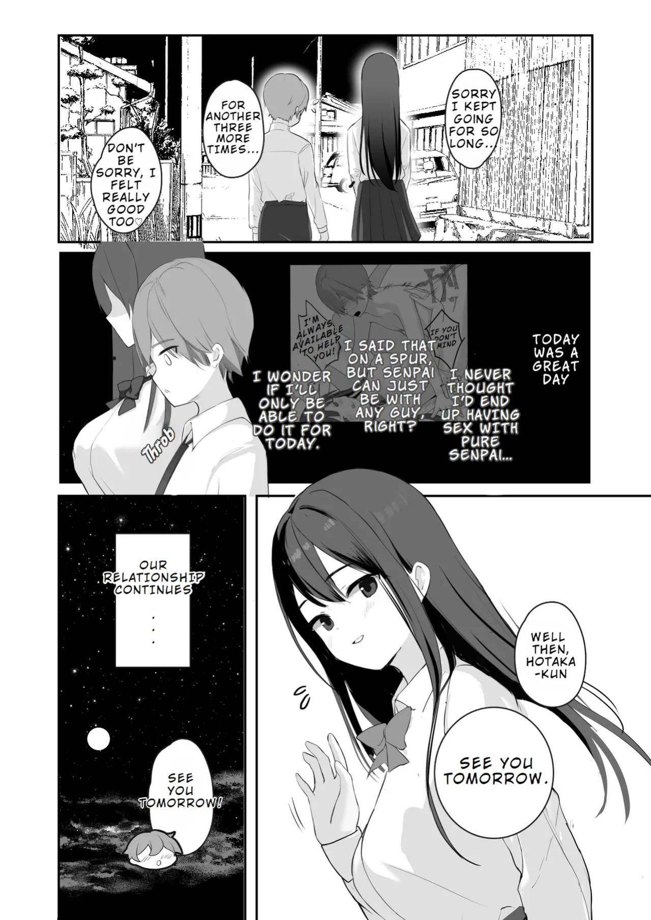 [47sp. (Takashina@Masato)] Seiso Senpai Seiyoku Tsuyoi - Neat senior with strong sexual desire [Ballons translator]