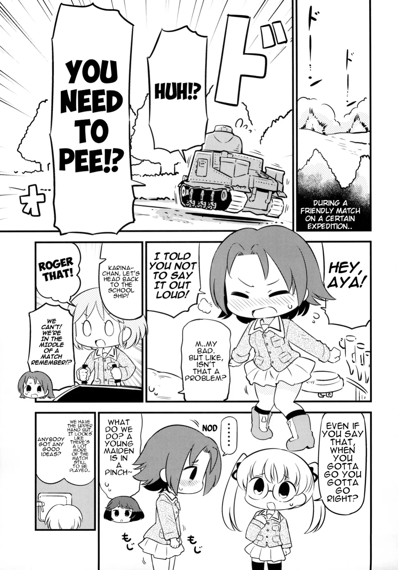 (C104) [Hanomidou (Hanomido)] AZUSA WAR!! (Girls und Panzer)