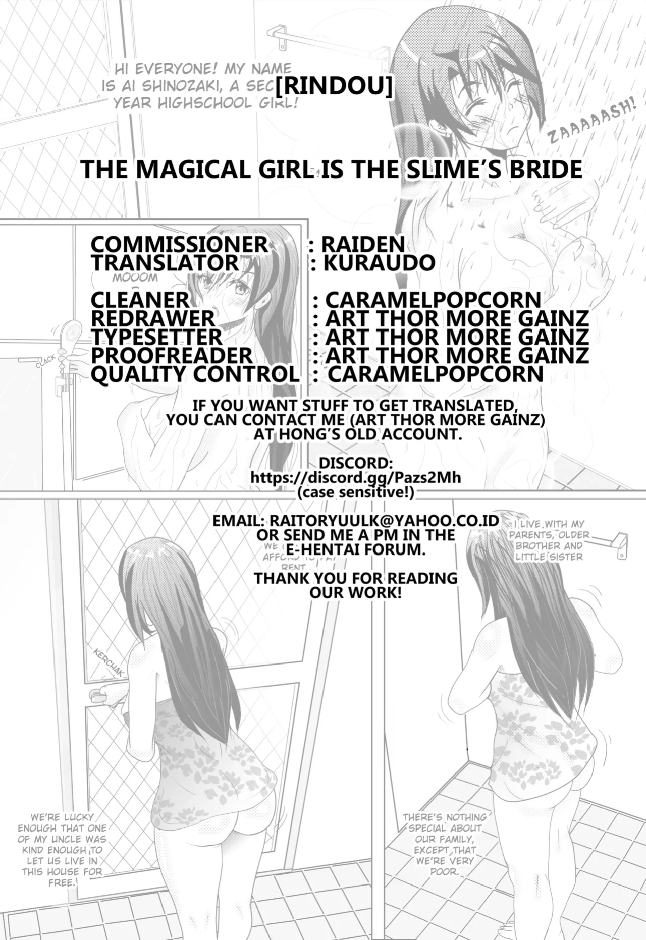 [Rindou] Mahou Shoujo wa Slime no Oyome-san | The Magical Girl is the Slime's Bride (2D Comic Magazine Mahou Shoujo Naedokoka Keikaku Vol. 2) [Kuraudo]