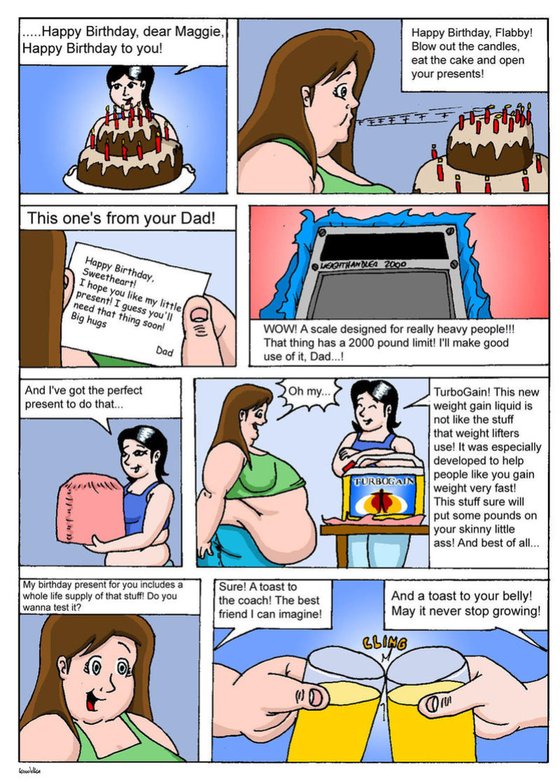 [TheKoudelka] Maggie's fattening story