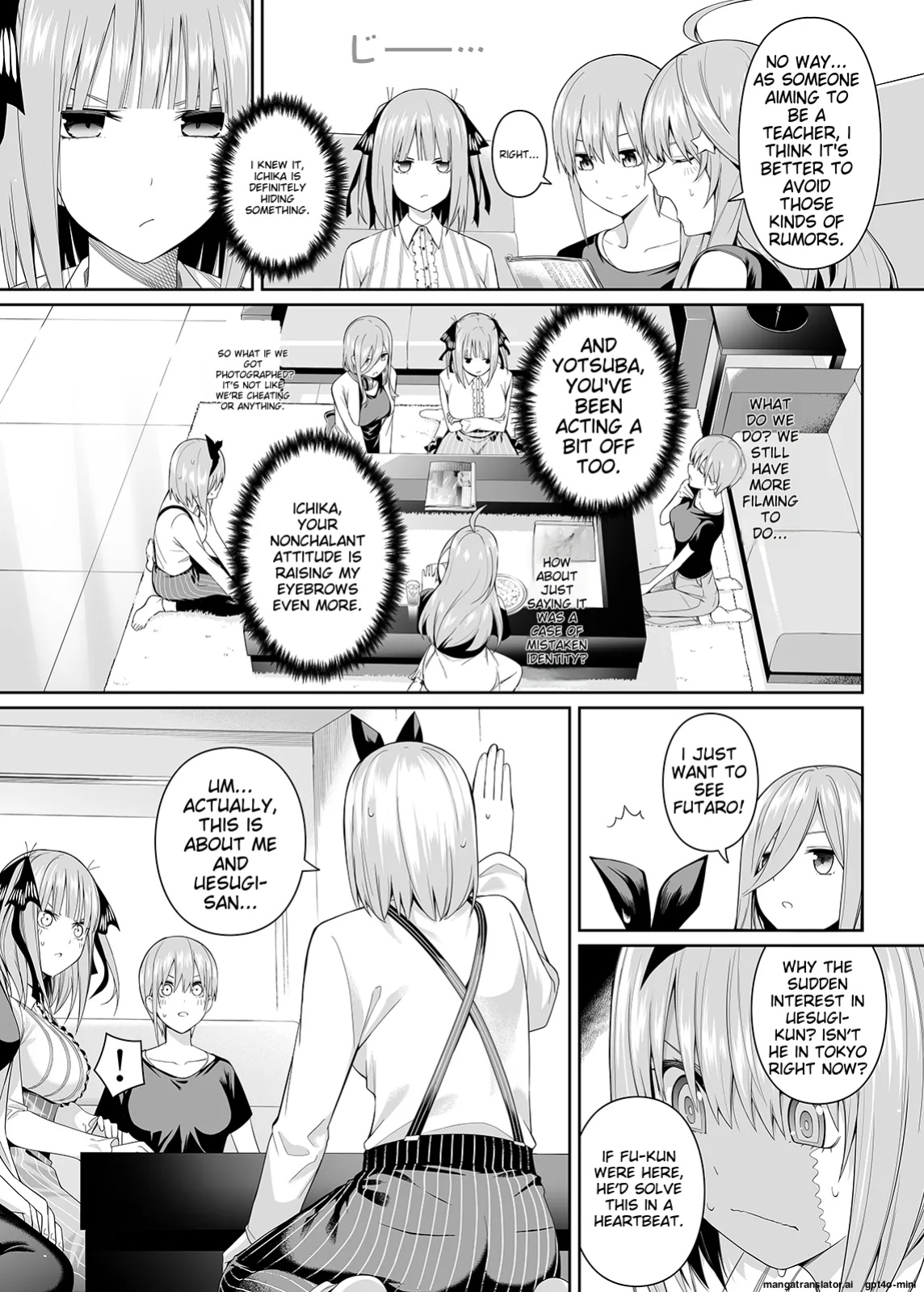 [Bad Mushrooms (Chicke III, 4why)] 1/5 no Renai Kanjou (Gotoubun no Hanayome) [Sample] English (ROUGH TRANSLATION)