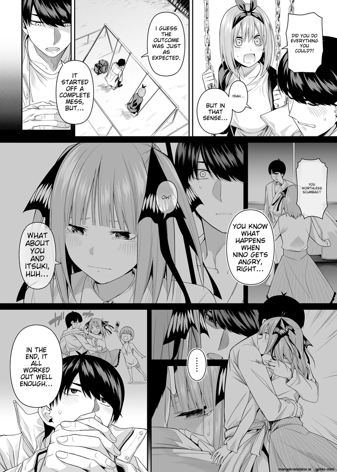 [Bad Mushrooms (Chicke III, 4why)] 1/5 no Renai Kanjou (Gotoubun no Hanayome) [Sample] English (ROUGH TRANSLATION)