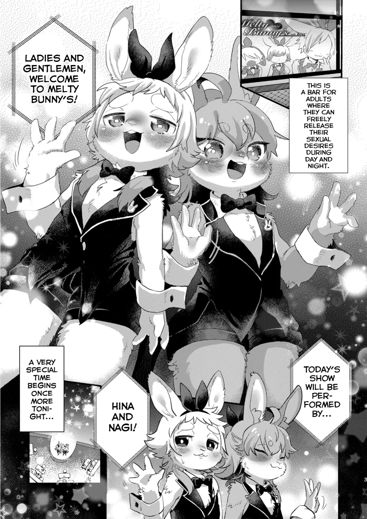 [moffle (mabo)] Youkoso! Melty Bunny's e side Boys [Shiranai Translations]
