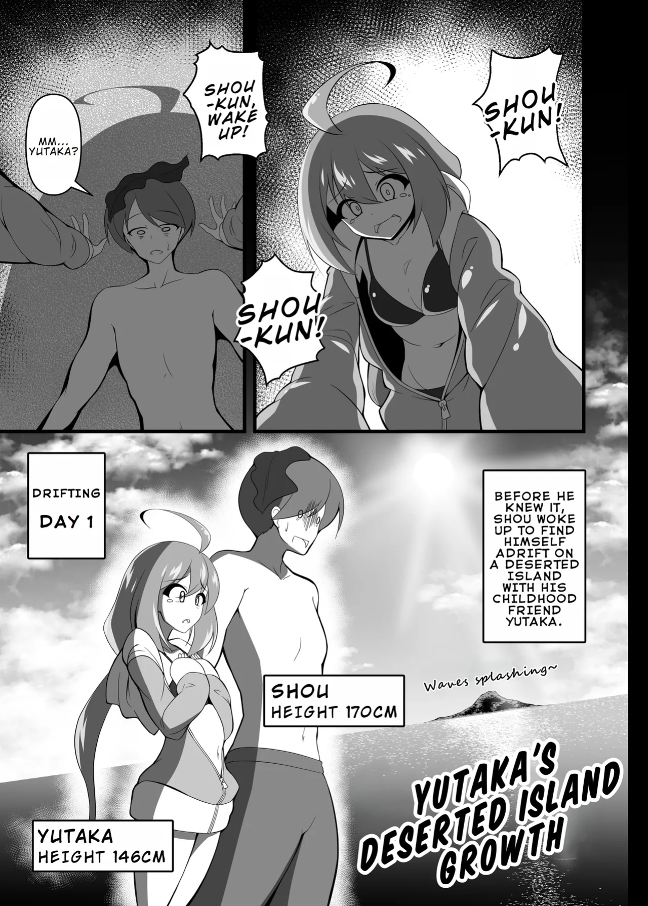 (C104) [Beast Mode (Toka, moralgear)] Yutaka na Mujintou Seichouki | Yutaka's Deserted Island Growth