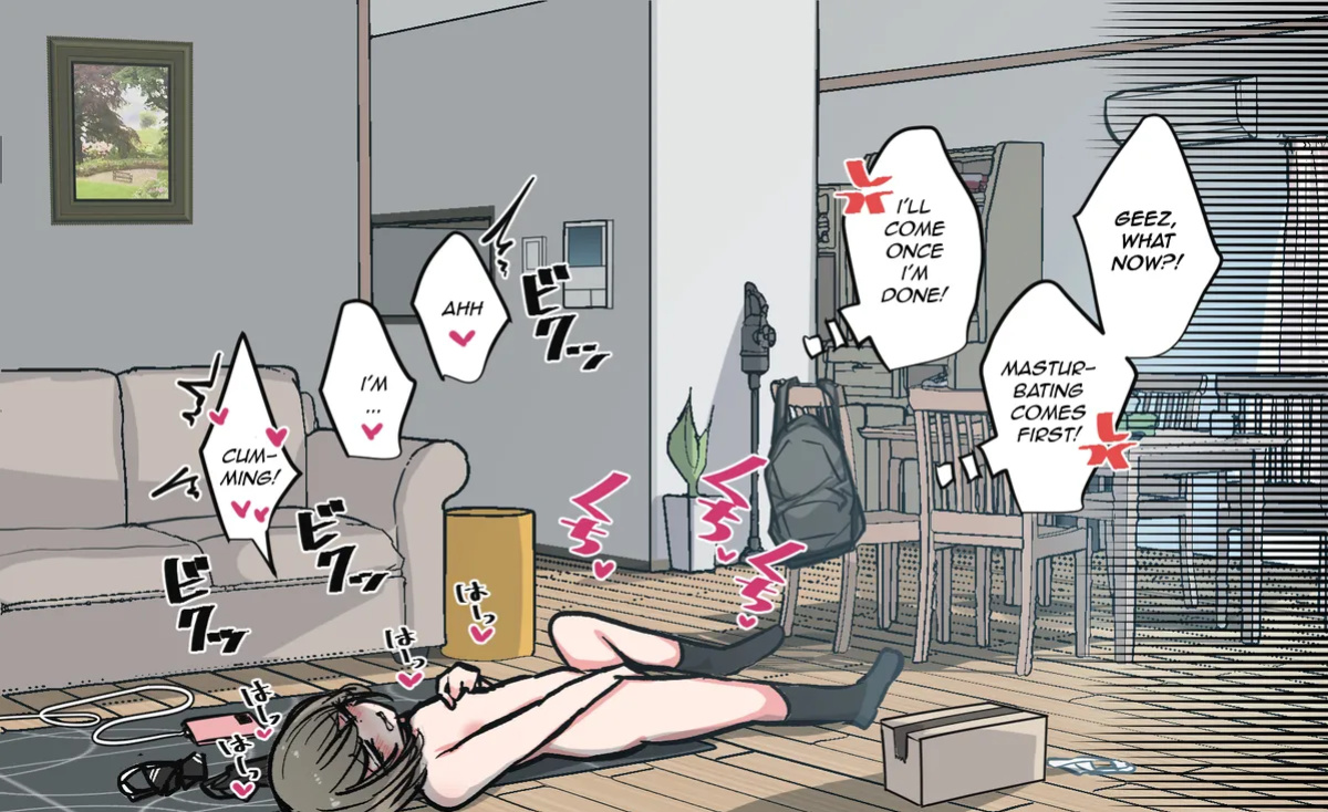 [torimogura] ribingu de kaihou onani-suru shinyu-chan | Best Friend-chan Masturbating Out in the Living Room