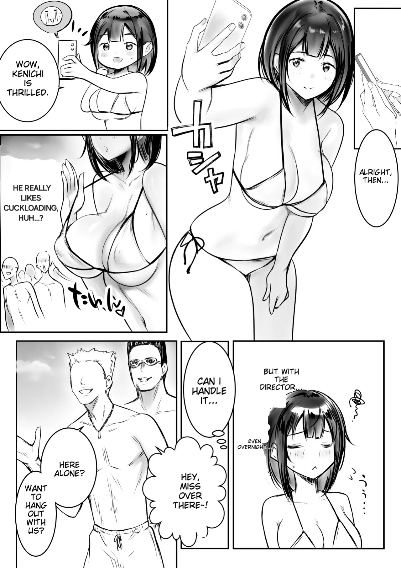 [Akireru Shoujo (Akire)] I Let My Big-Breasted High School Wife, Who Only Acts Sweet for Me, Be Embraced by Another Man 10 [Alyssaquenn]