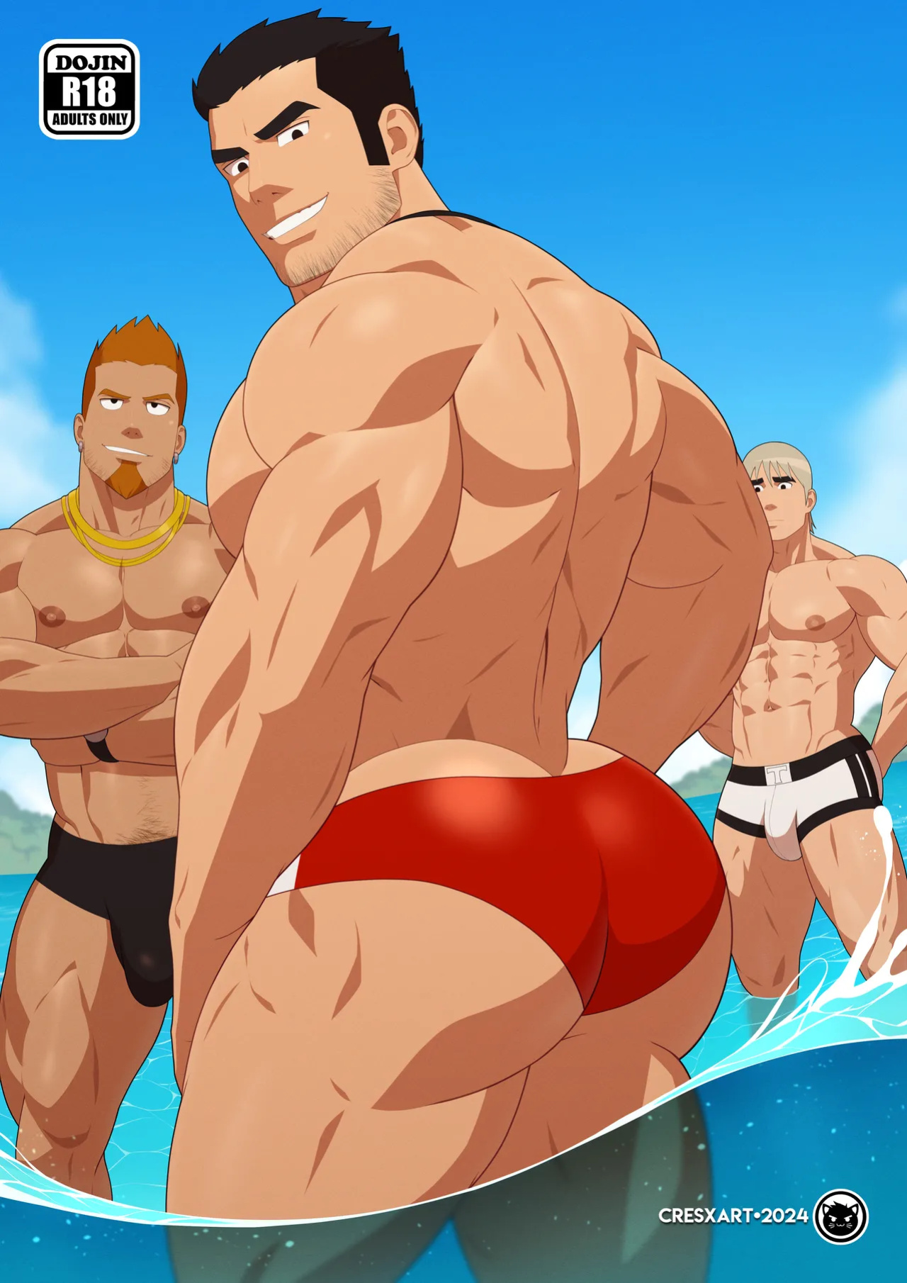 [Cresxart] Scott Pilgrim - Beach Bros [w/Textless Alts]