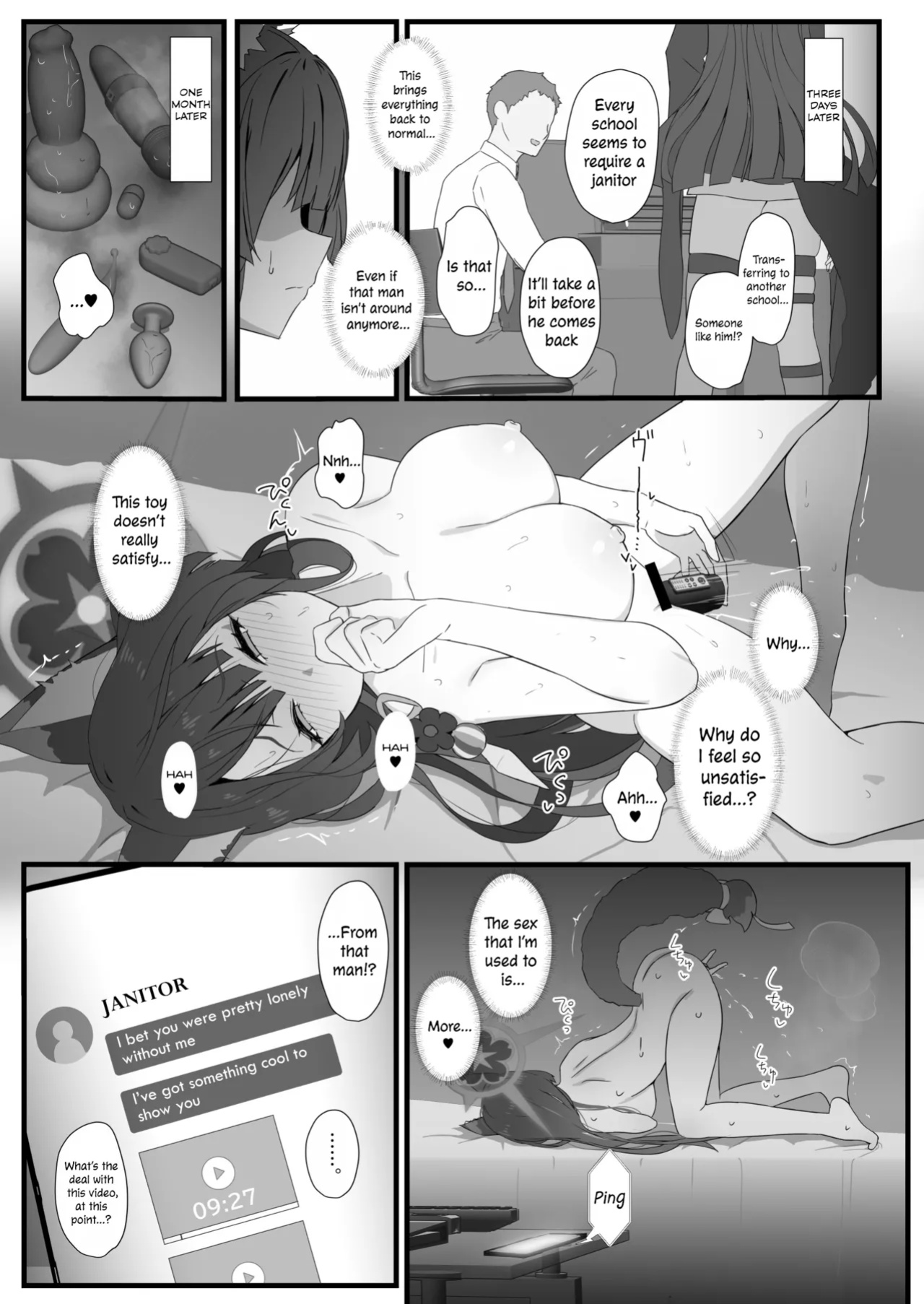 [Ijisura Cos (Saishow)] Wakamo to Zetsurin Chuunen Dansei Youmuin | Wakamo and the Incredibly Lively Middle-Aged Male Janitor (Blue Archive) [DKKMD Translations]
