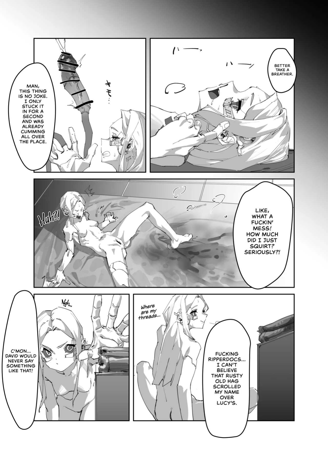 (C103) [Basashi Mori (Gouda)] REBECCA'S REGRET (Cyberpunk: Edgerunners) [head empty]
