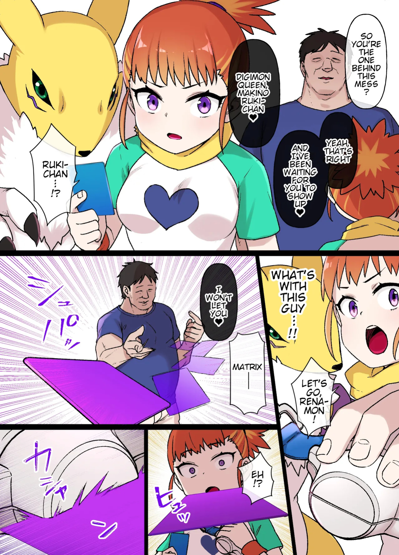 [Kusayarou] Digimon Brainwashing Makino Ruki & Renamon (Digimon Tamers)