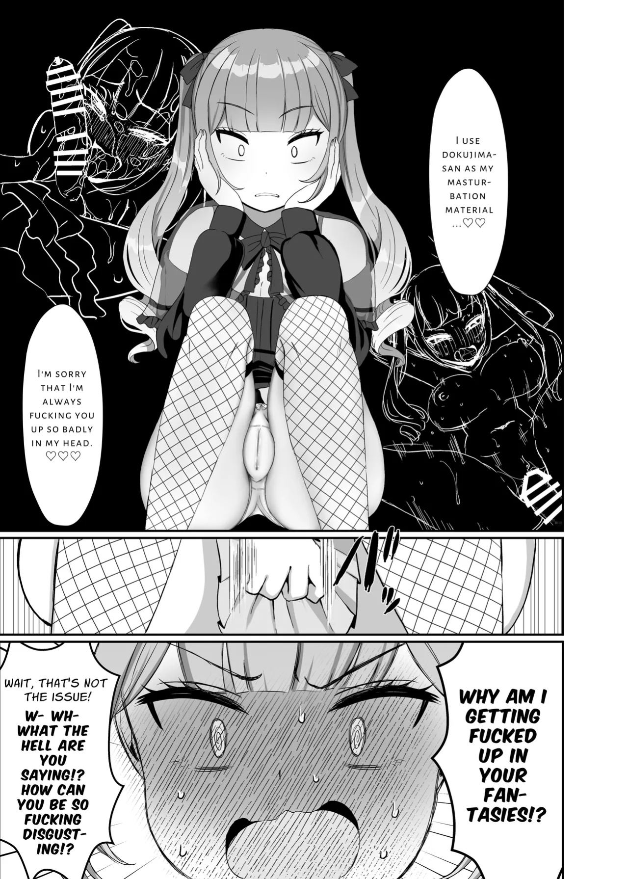 [LittlePencil (Emumiya Nyamu)] Futanari Lolita vs Jiraikei Mesugaki 〜Kiyowa na Futanari Joshi wo Odoshita hazu ga Gyaku ni Okasare chatta!〜 | Gothic Fashion Futanari vs Jirai-kei Style Provocateur ~Tables Turn on the Blackmailer~ [Penguin Piper]