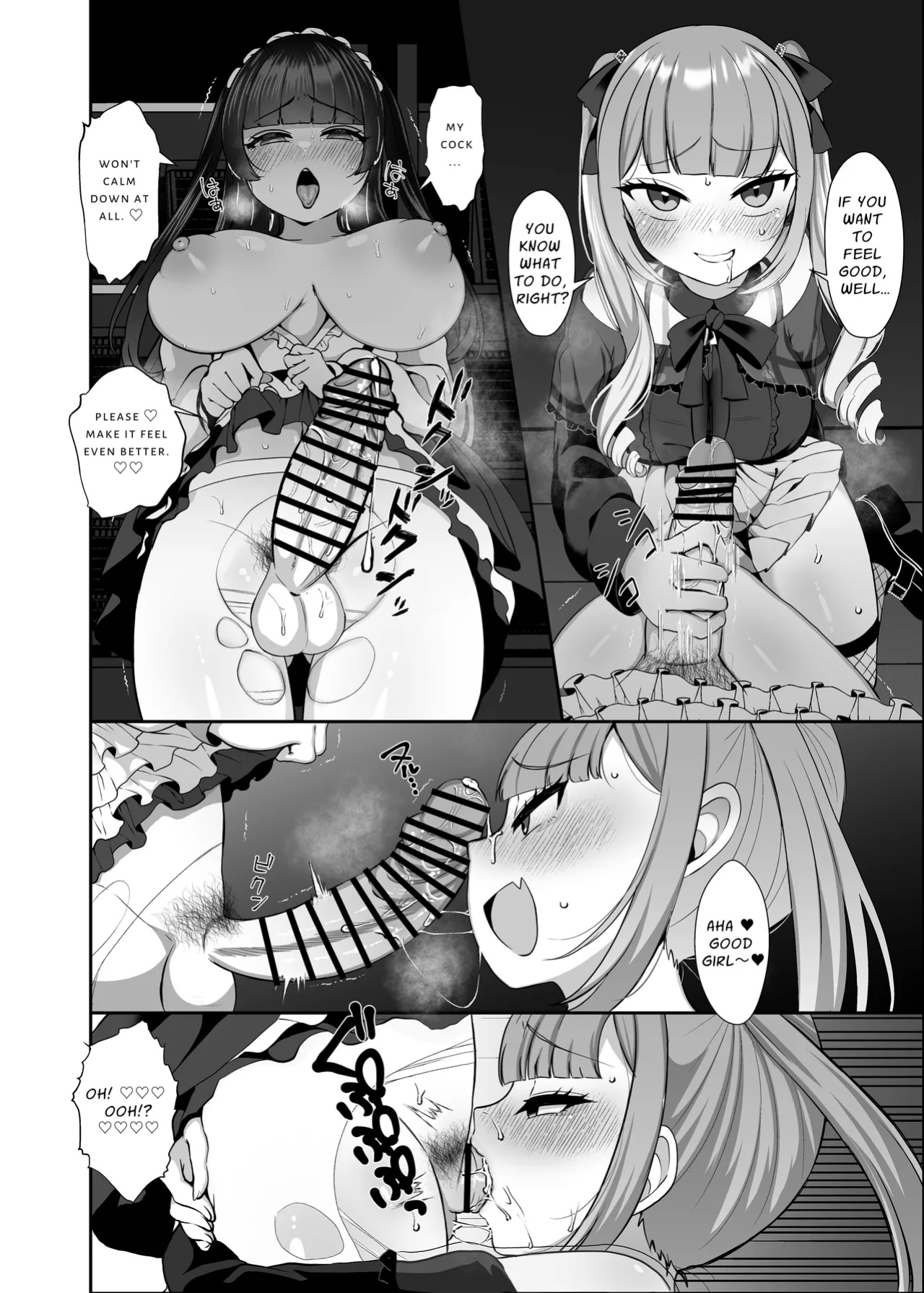 [LittlePencil (Emumiya Nyamu)] Futanari Lolita vs Jiraikei Mesugaki 〜Kiyowa na Futanari Joshi wo Odoshita hazu ga Gyaku ni Okasare chatta!〜 | Gothic Fashion Futanari vs Jirai-kei Style Provocateur ~Tables Turn on the Blackmailer~ [Penguin Piper]
