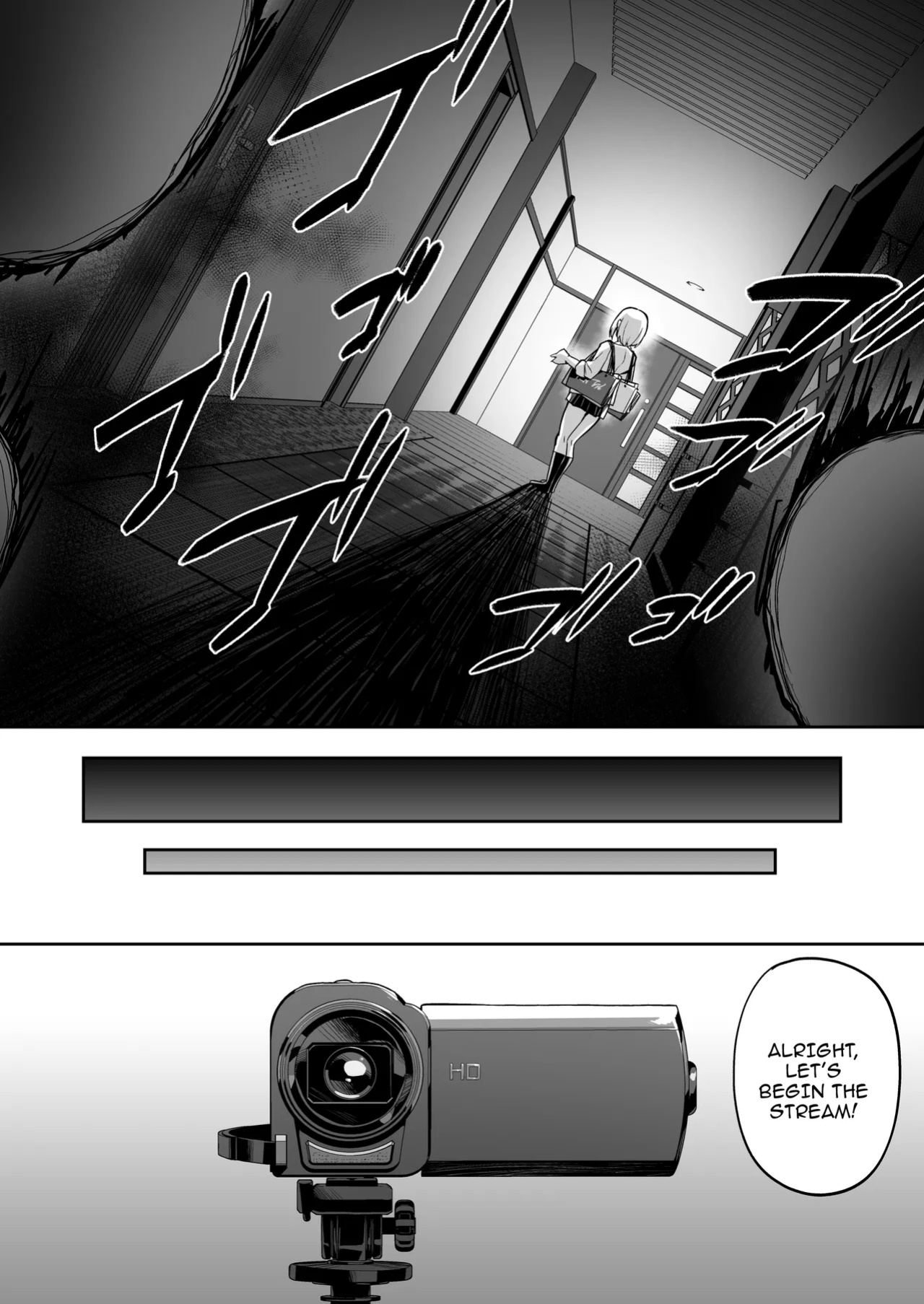 [Takurowodou (Takurowo)] Haishin Joshi Namako no Shinrei Taiken | A Female Streamer's Raw Paranormal Experience