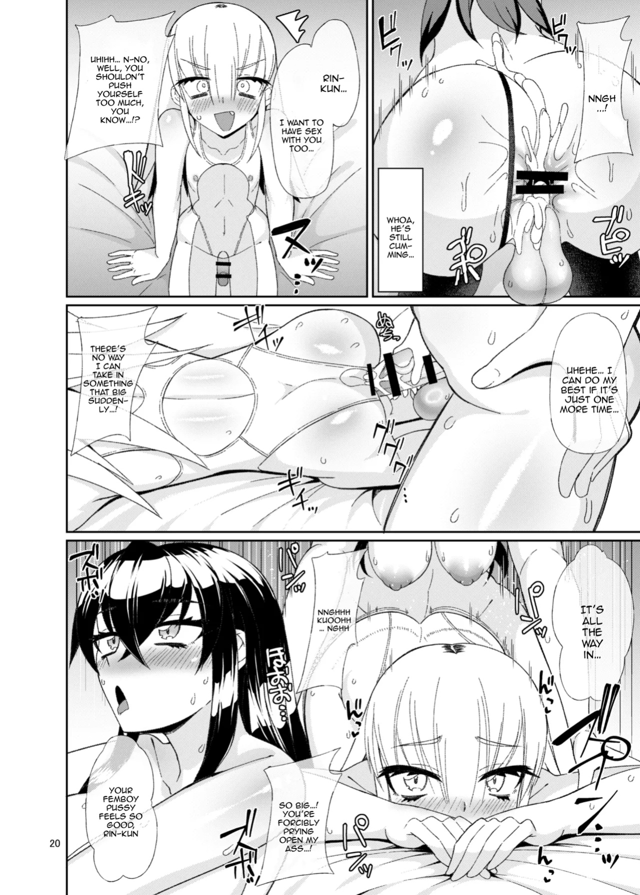 [Kamukamu! (Nmasse] Otokonoko Fuuzoku de Shinu hodo Ikasaretekita 2 | Cumming Hard at the Femboy Brothel 2