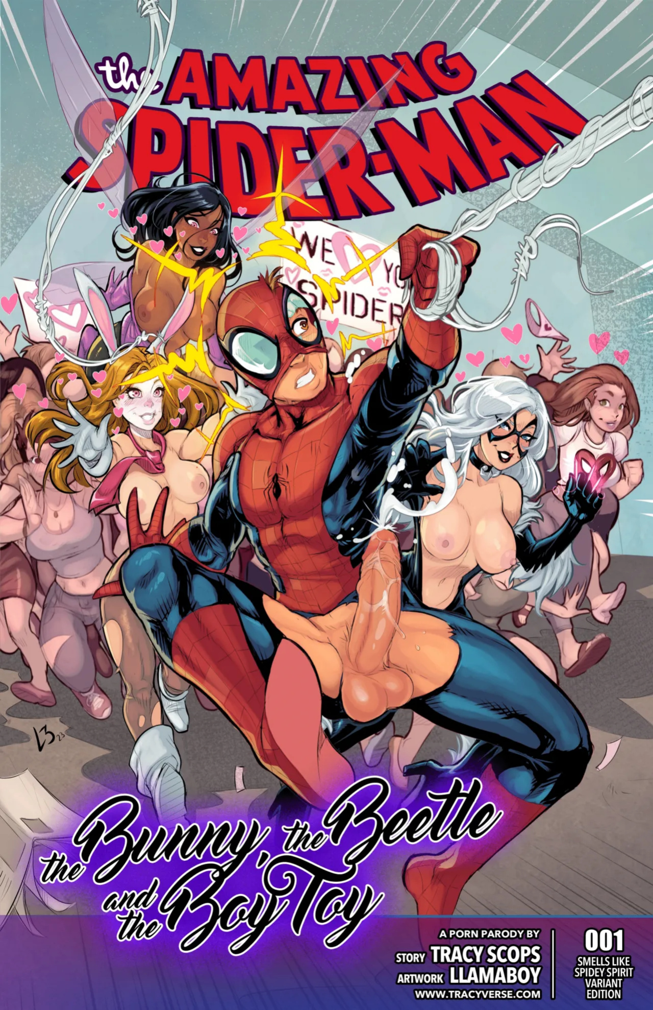[Tracy Scops] The Bunny The Beetle and The Boy Toy (Spider-man)