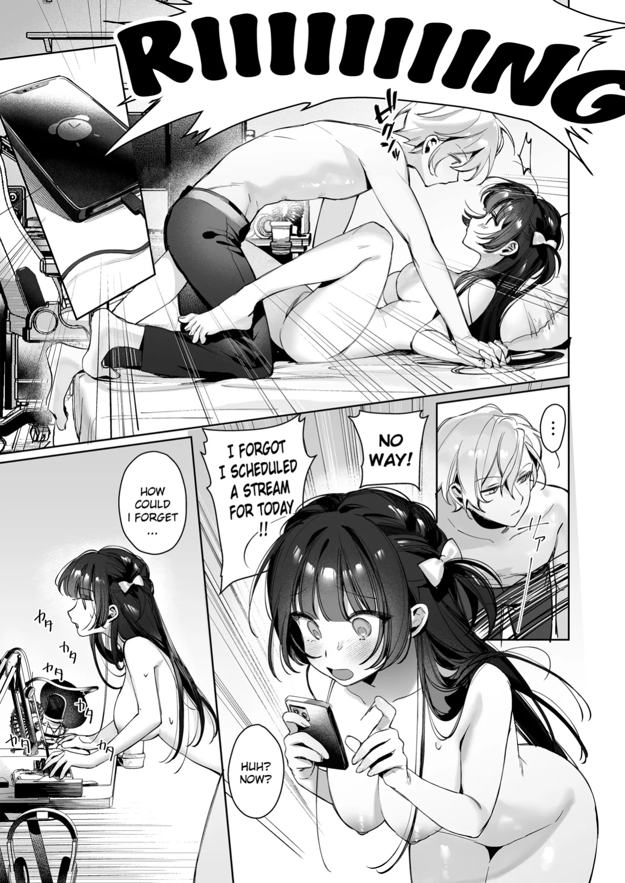 [Waraiwari Gyoza] Vtuber na Kanojo, Zecchou Ecchi Nama Haishin | Vtuber Girlfriend, Live Stream Sex Climax