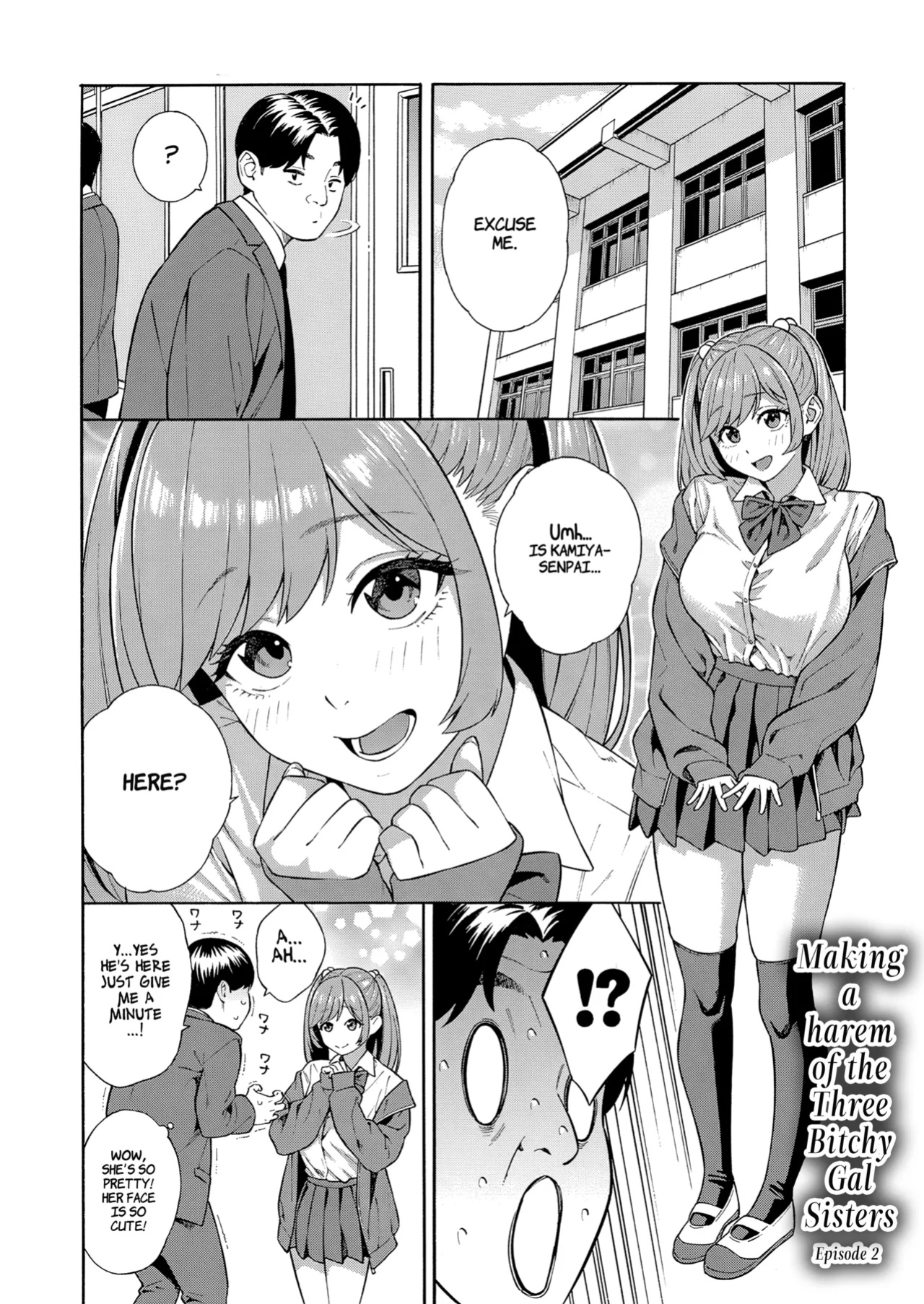 [Zonda] Making a Harem of the Three Bitchy Gal Sisters - Part 1-2 [Comoop]