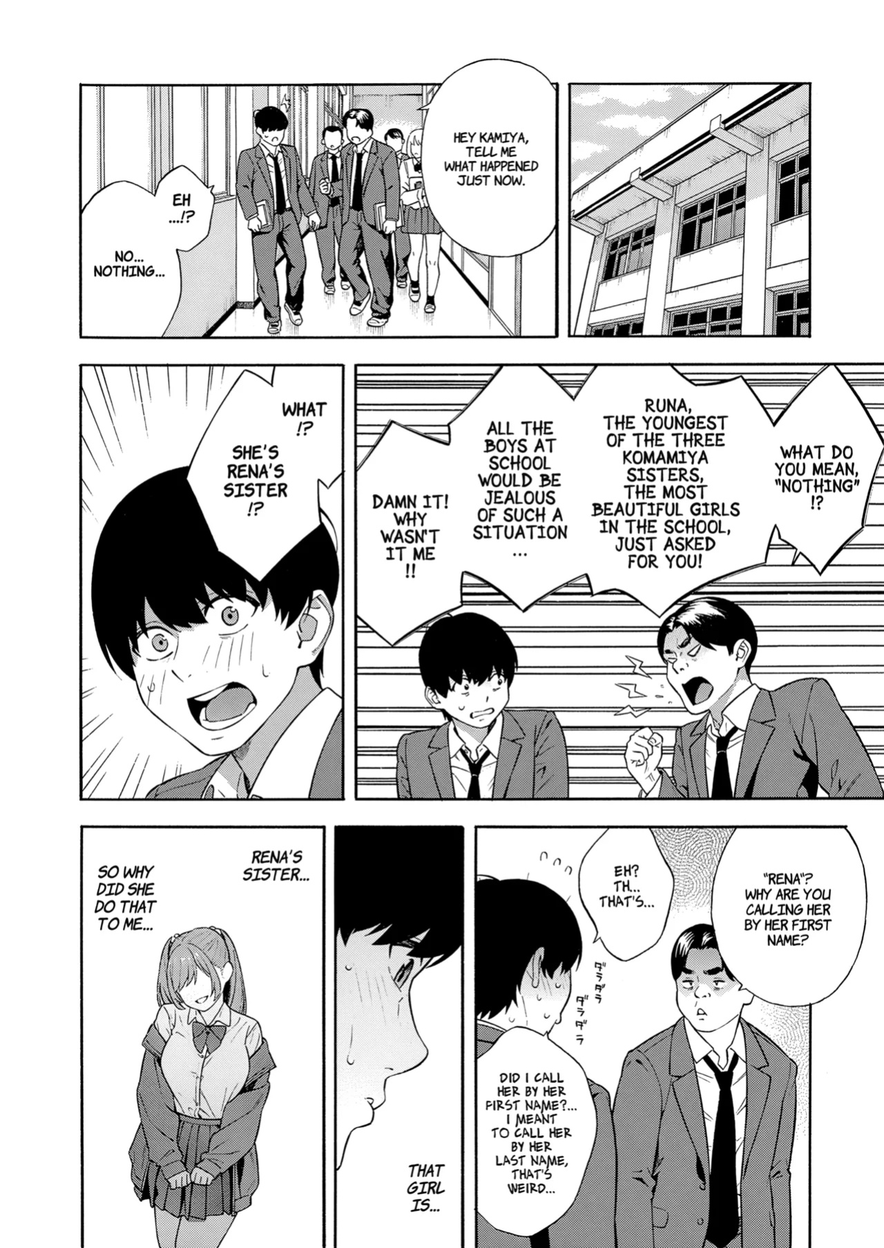 [Zonda] Making a Harem of the Three Bitchy Gal Sisters - Part 1-2 [Comoop]