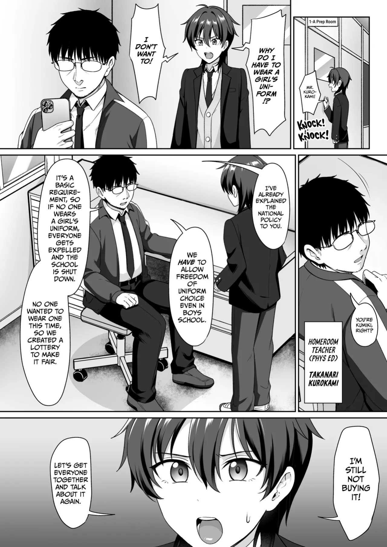 [Toitoikai (Toitoi)] Crossdressing in a Boys School 1