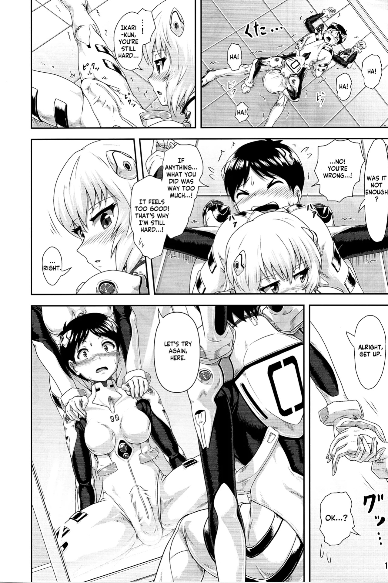 (Pitaket) [Isurusdo (Aozame Takao)] Plugsuit Josou ja Nai to...! WHITE | Is that plugsuit cross-dressing...!? WHITE (Neon Genesis Evangelion) [KM_42]