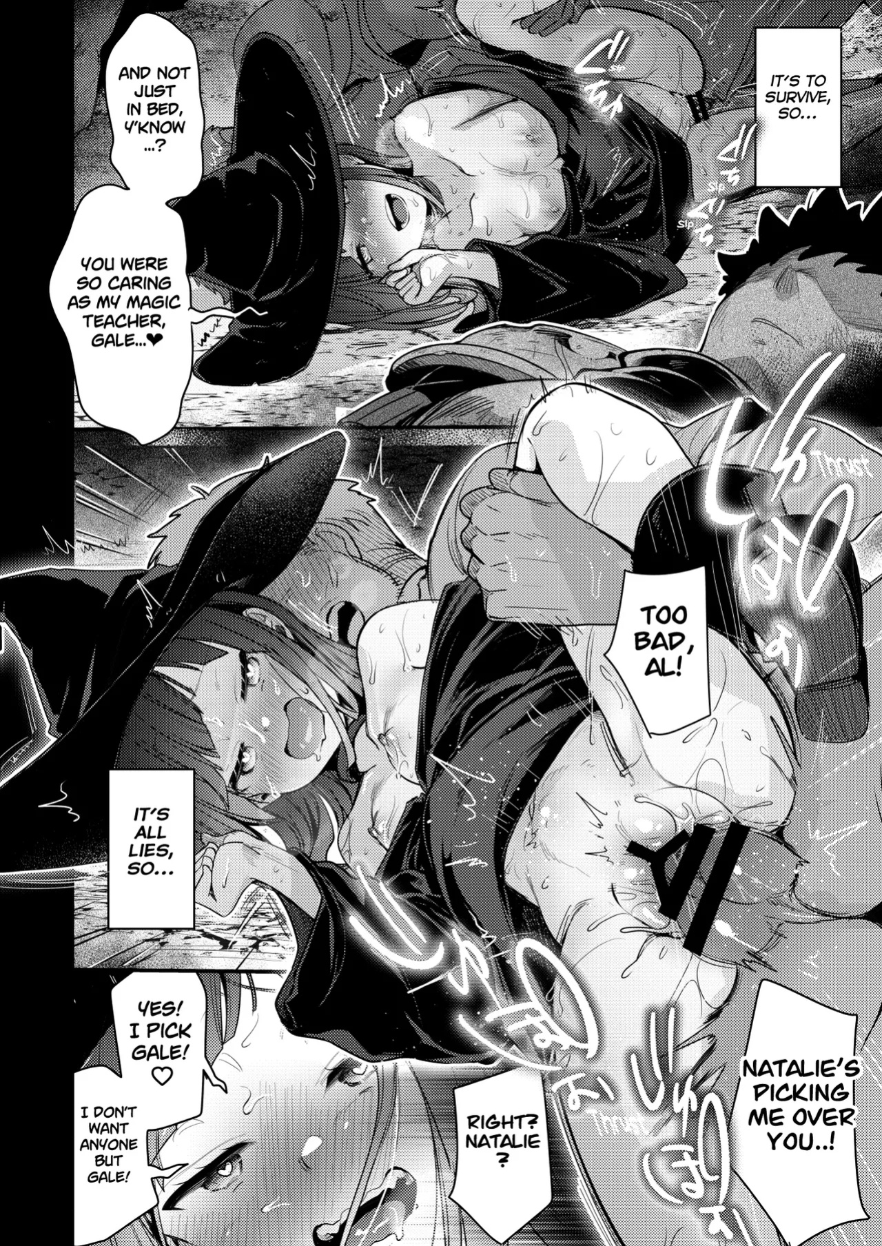 [TWILIGHT DUSK (Aya)] Isekai Shoujo no Seijijou ~Kakedashi Mahoutsukai-chan ga Ossan Boukensha ni Netorareru Hanashi~ {Mant}