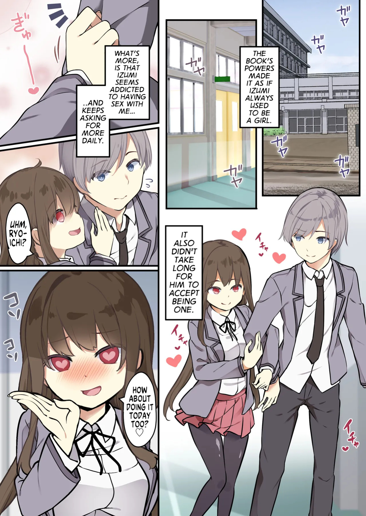 [TSF Mousou Chikusekijo (Siina Yuuki)] Yuujin o Ore no koto ga Daisuki na Onna no Ko ni Kaihen shitara Yandere-ka shite Ore Made Onna no Ko ni sareta Ken | How I was Turned Into a Girl by a Friend Whom I turned into a Chick Who's Madly in [GTF]