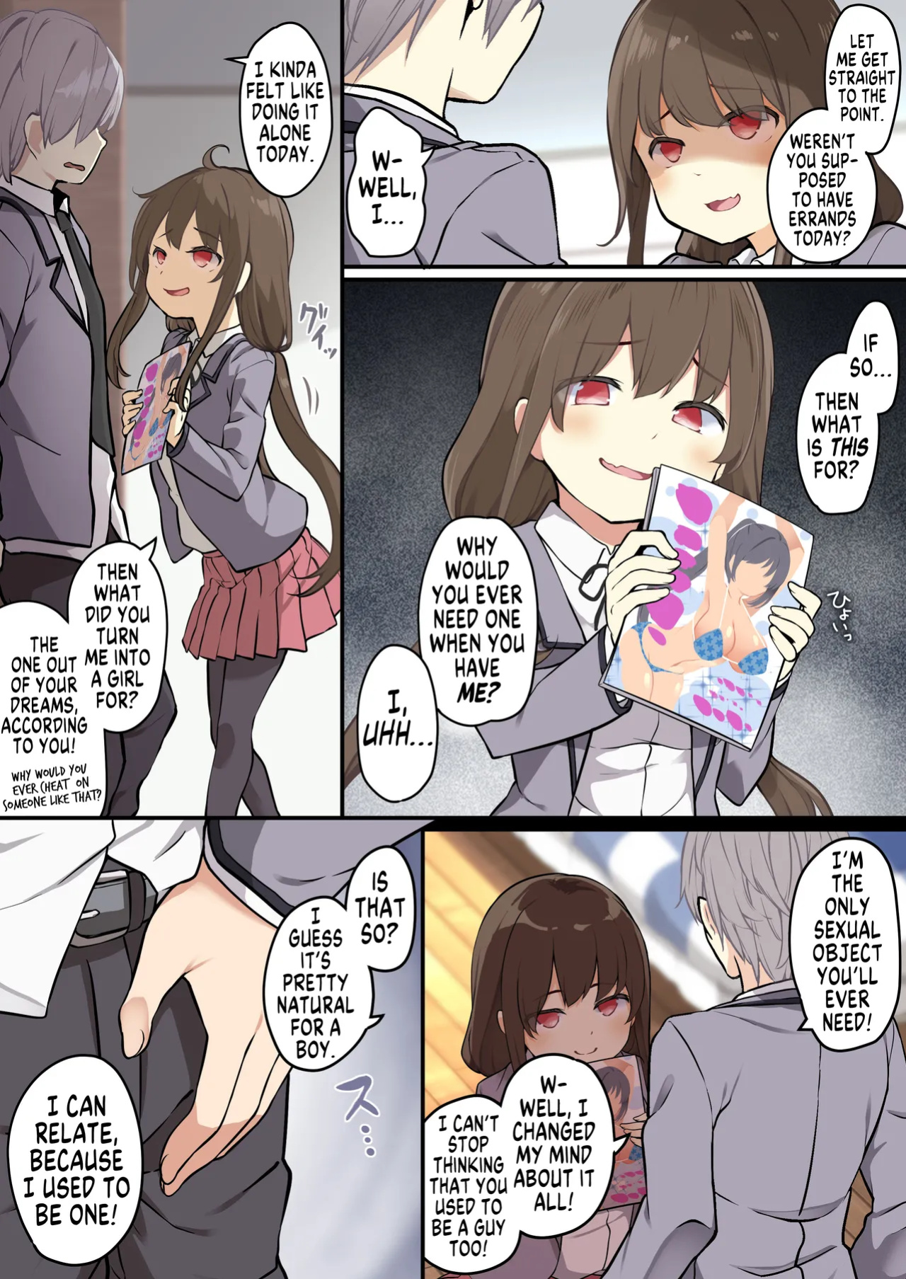 [TSF Mousou Chikusekijo (Siina Yuuki)] Yuujin o Ore no koto ga Daisuki na Onna no Ko ni Kaihen shitara Yandere-ka shite Ore Made Onna no Ko ni sareta Ken | How I was Turned Into a Girl by a Friend Whom I turned into a Chick Who's Madly in [GTF]