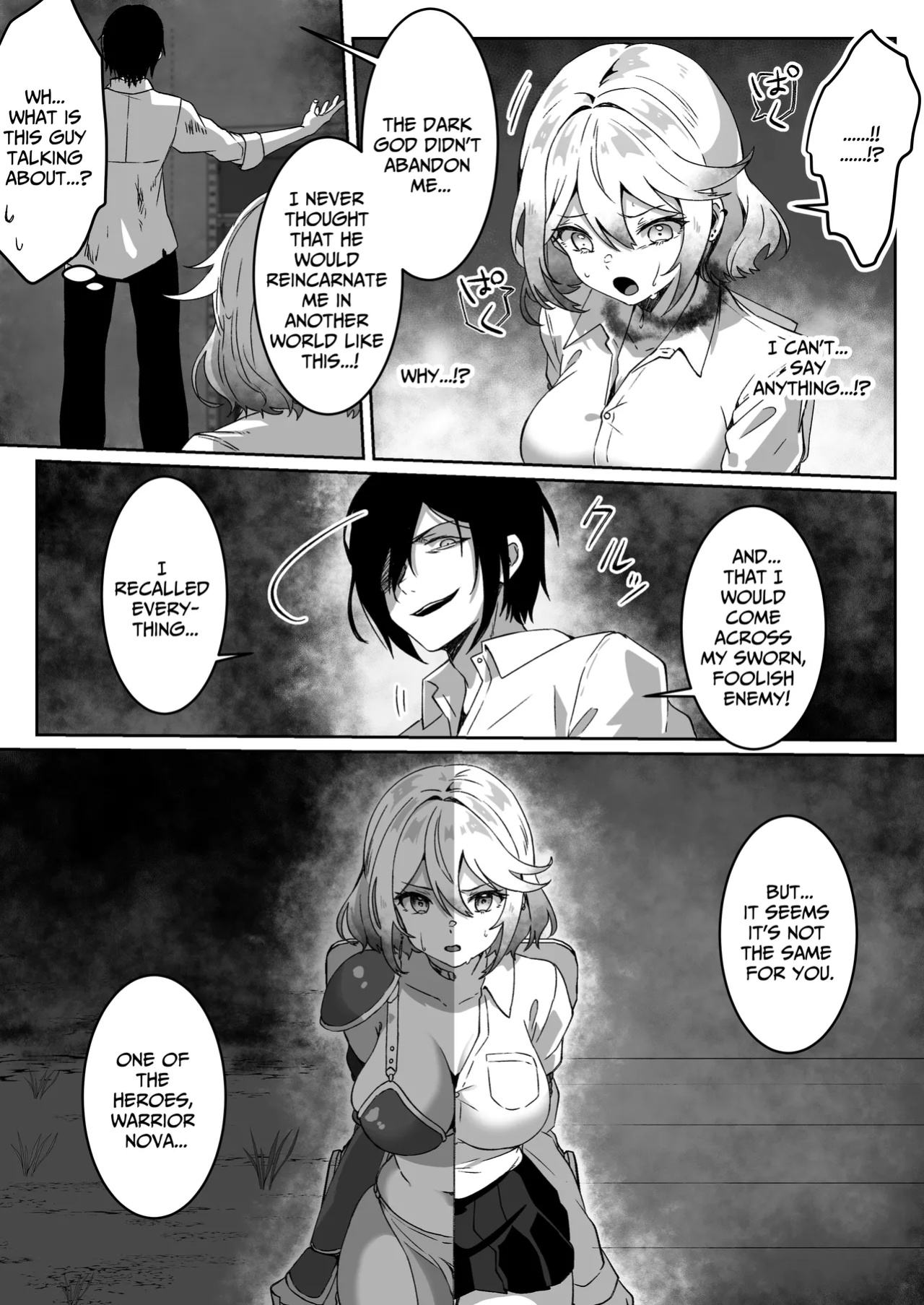 [Yumemi Dream Land (Yumemi Gachi)] Isekai kara Tensei shita Ore wa Yami no Chikara de Yuusha Party ni Fukushuu suru -Onna Senshi Hen- | [ENG Ver.] After Isekai Reincarnating, I Use Dark Powers To Get Revenge On The Hero Party ~Warrioress~ [Kamijoan]