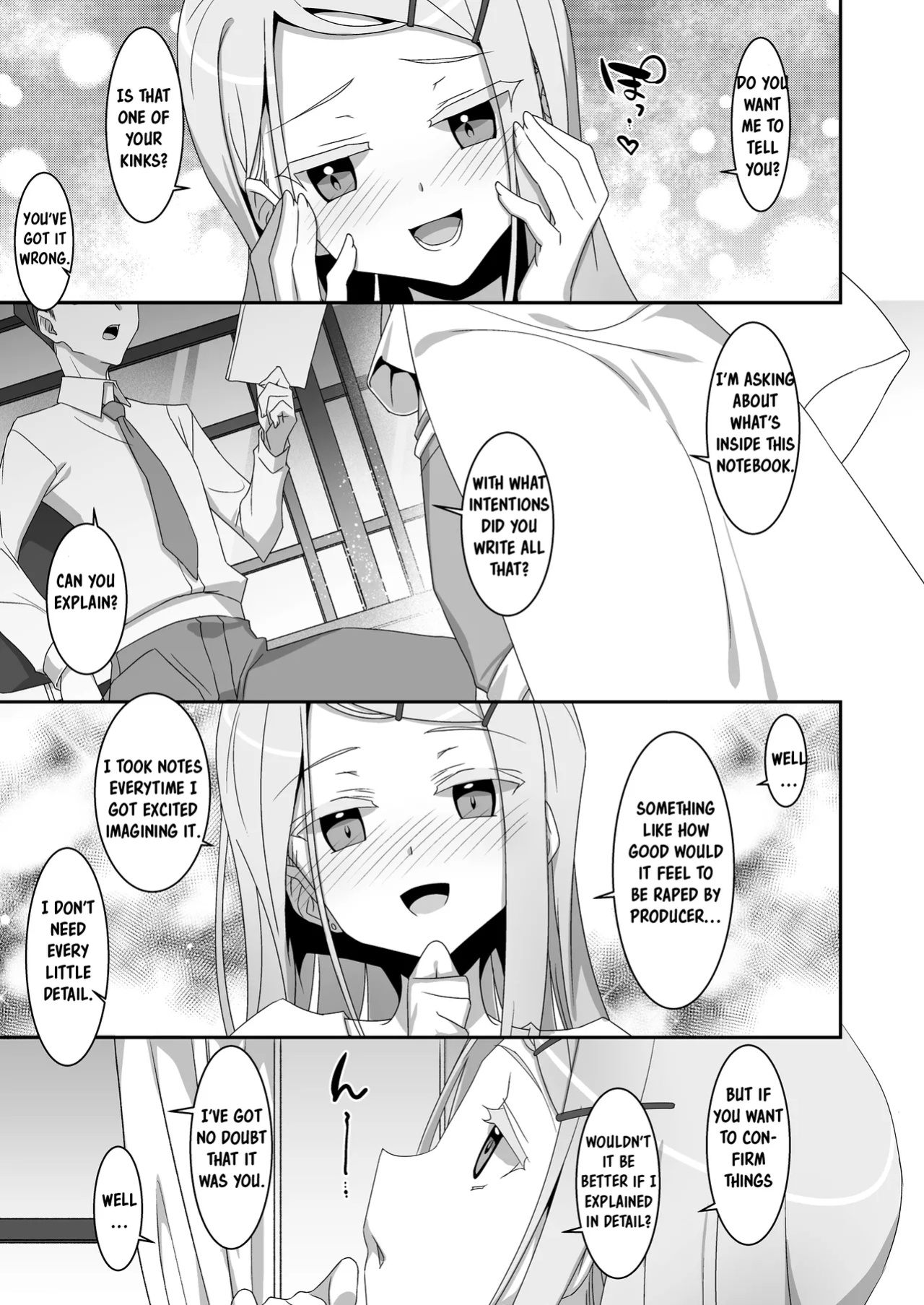 [TIES (Takei Ooki)] Hiro to Note. | Hiro's Notebook (Gakuen IDOLM@STER)