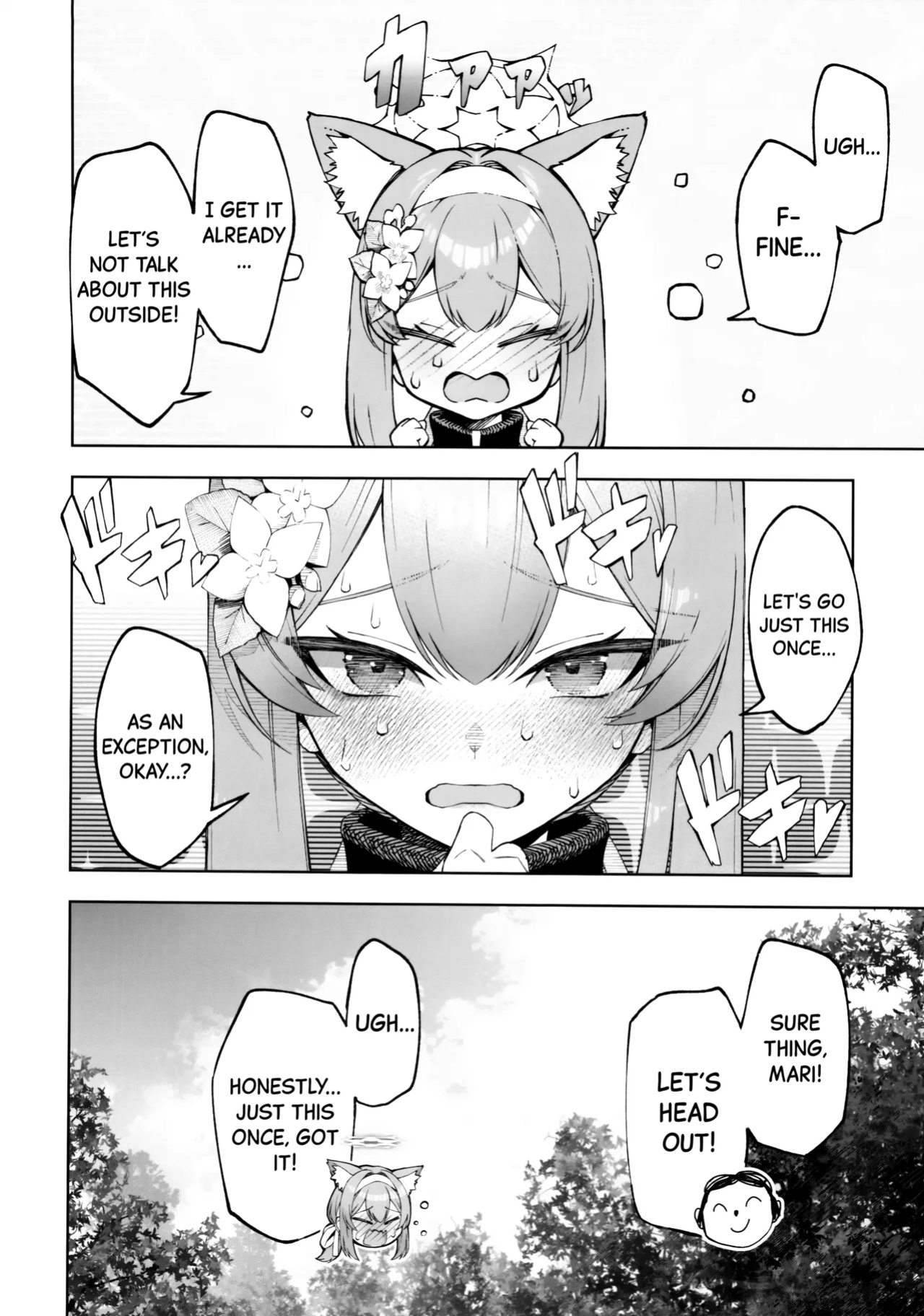 (C104) [Izumiya (Mikoma Sanagi)] Iochi Mari wa Furachi na Mari | Iochi Mari being a Naughty Mari (Blue Archive)[Black Grimoires]