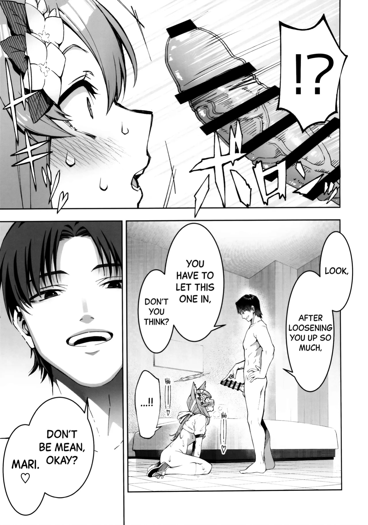 (C104) [Izumiya (Mikoma Sanagi)] Iochi Mari wa Furachi na Mari | Iochi Mari being a Naughty Mari (Blue Archive)[Black Grimoires]