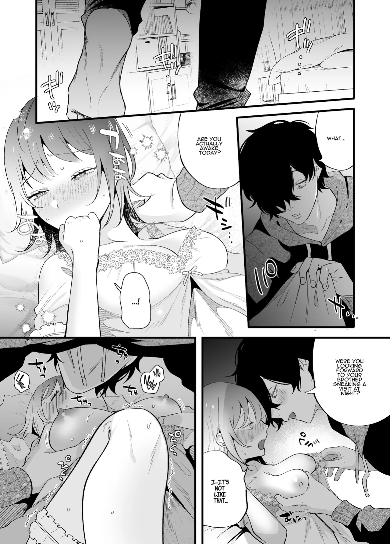 [SOUMUNCHI (Gurida Soumu)] Sleepwalk Sex with your Crazy Stepbrother [Manga Ver.][ADTL]