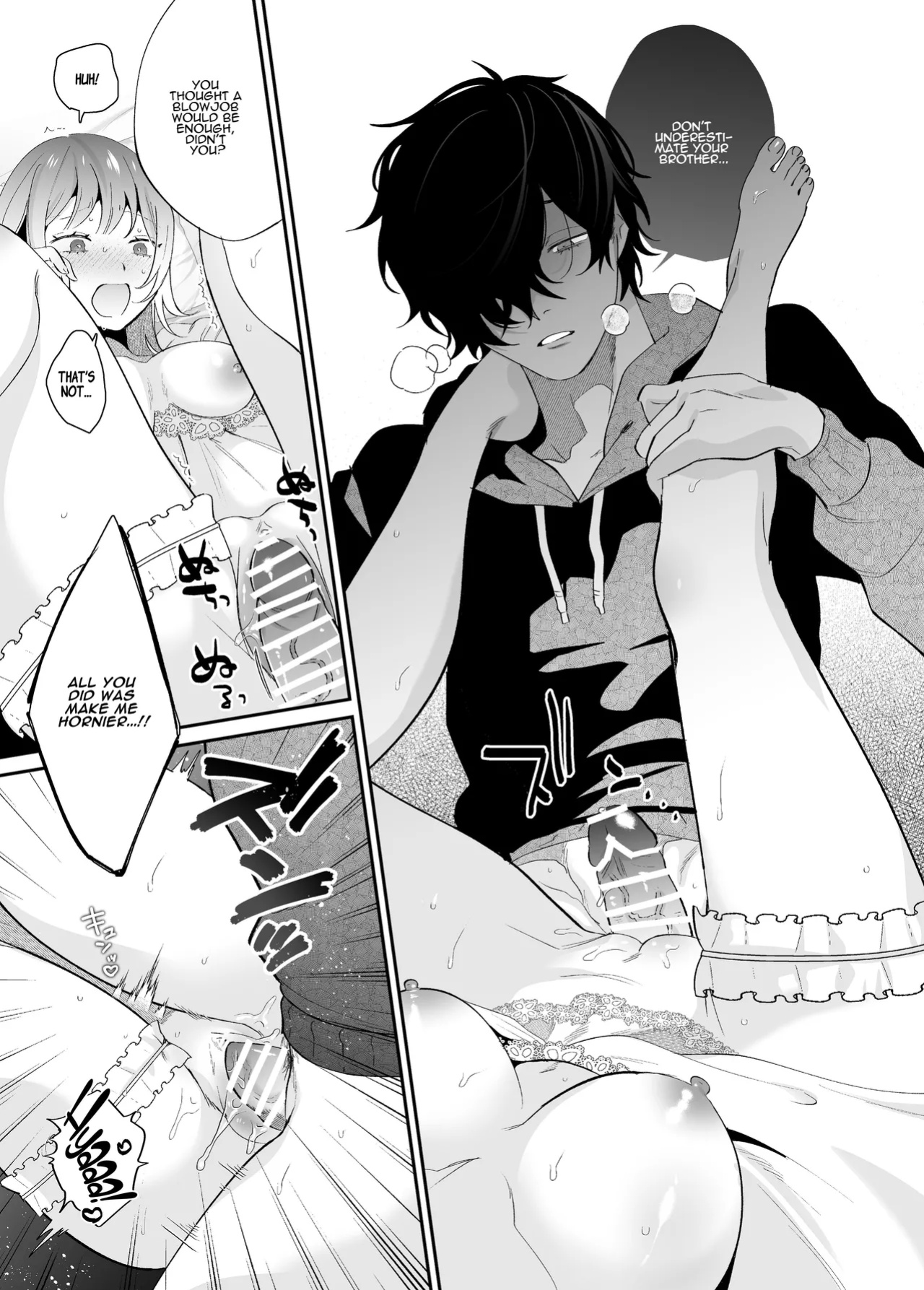 [SOUMUNCHI (Gurida Soumu)] Sleepwalk Sex with your Crazy Stepbrother [Manga Ver.][ADTL]