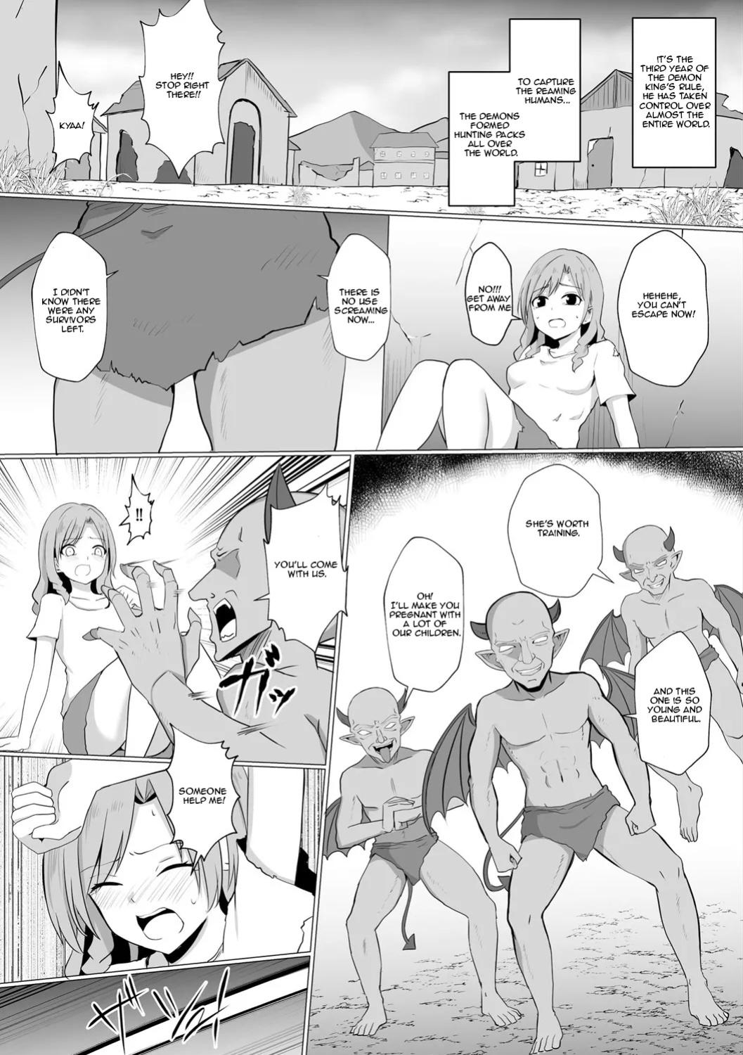 [Bullet] Inma Shouki Reina Ch. 1-3 | Succubus princess Reina Ch. 1-3