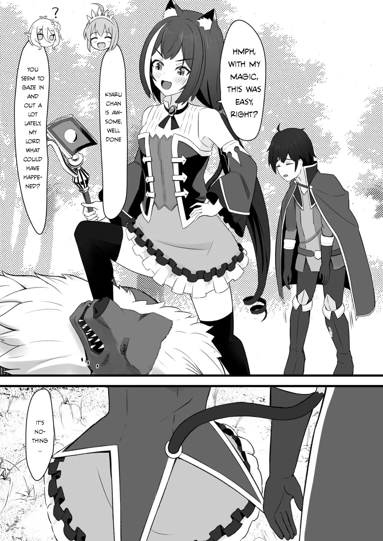 [Chirimen Naoyuki (Naoyuki)] Hatsujouki Kyaru-chan wa Nikushokujuu!? | Kyaru-chan is wild in the mating season!? (Princess Connect! Re:Dive) [Nihility]