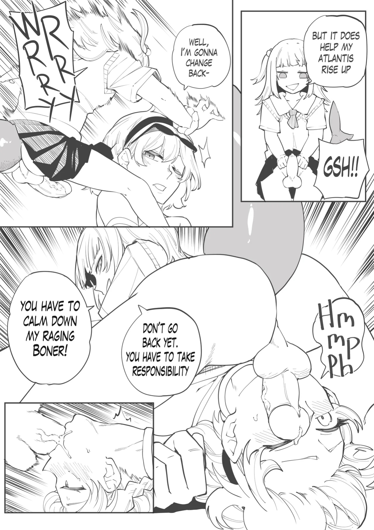[ZeroEro] Gura x Kaela (Hololive)