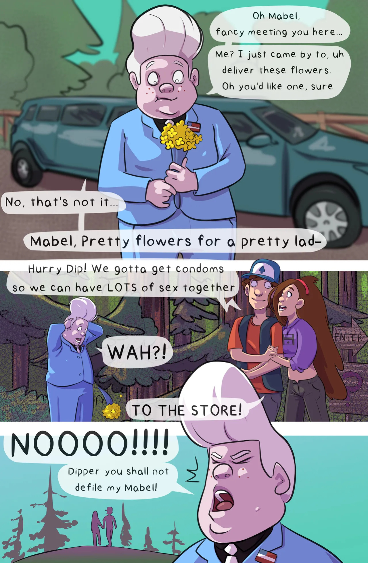 Gravity Falls Porn Parody Ch. 3 (Yellowgerbil)