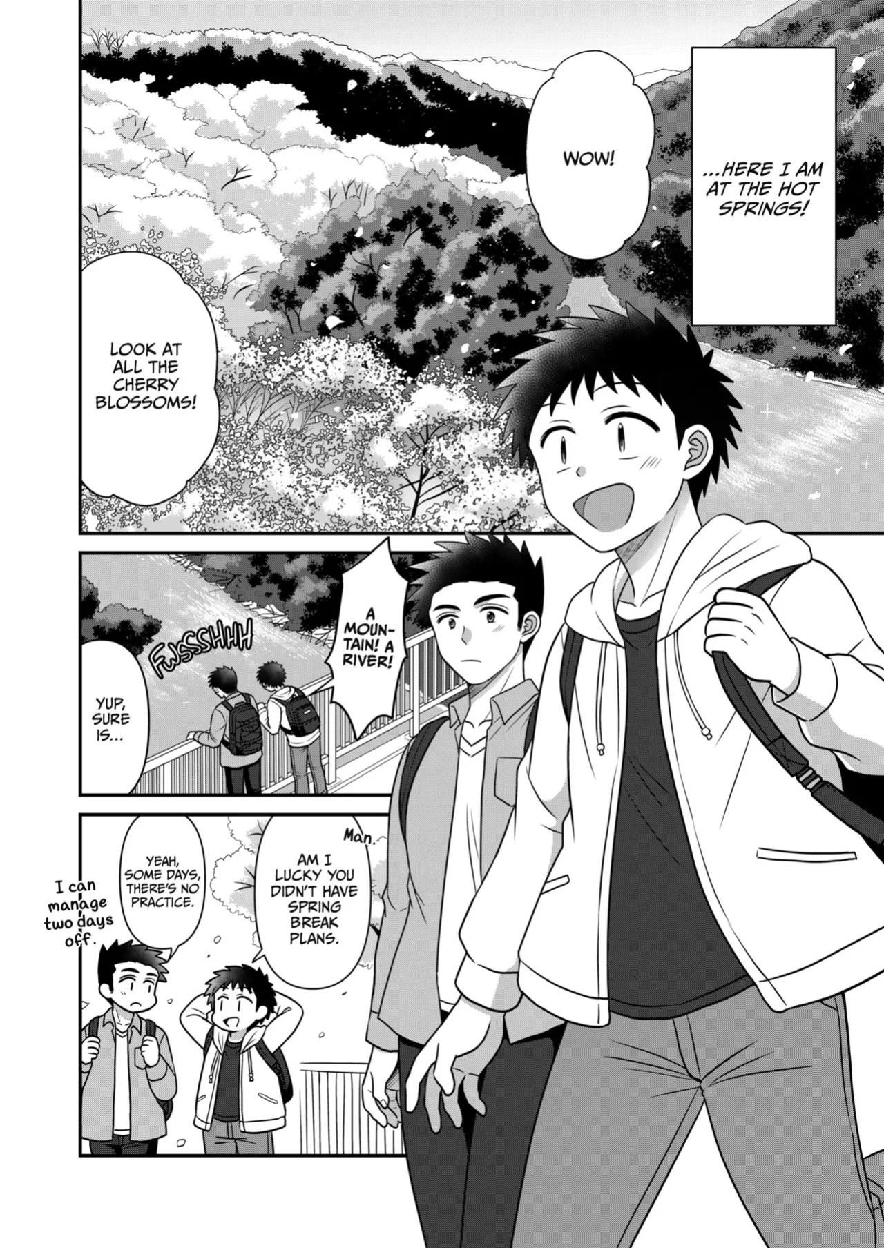 [Suita Kobara ni Choudo Ii (ichi)] Hayatochiri BL - Sakuramau Onsen Ryokoy no Hanashi