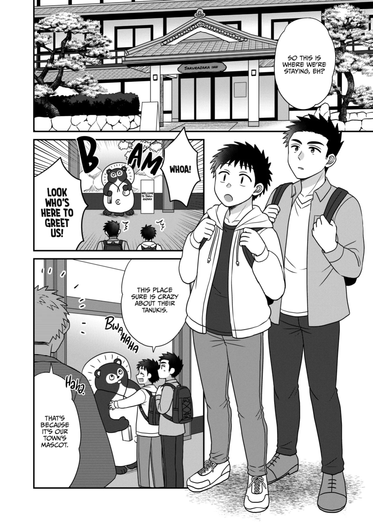 [Suita Kobara ni Choudo Ii (ichi)] Hayatochiri BL - Sakuramau Onsen Ryokoy no Hanashi