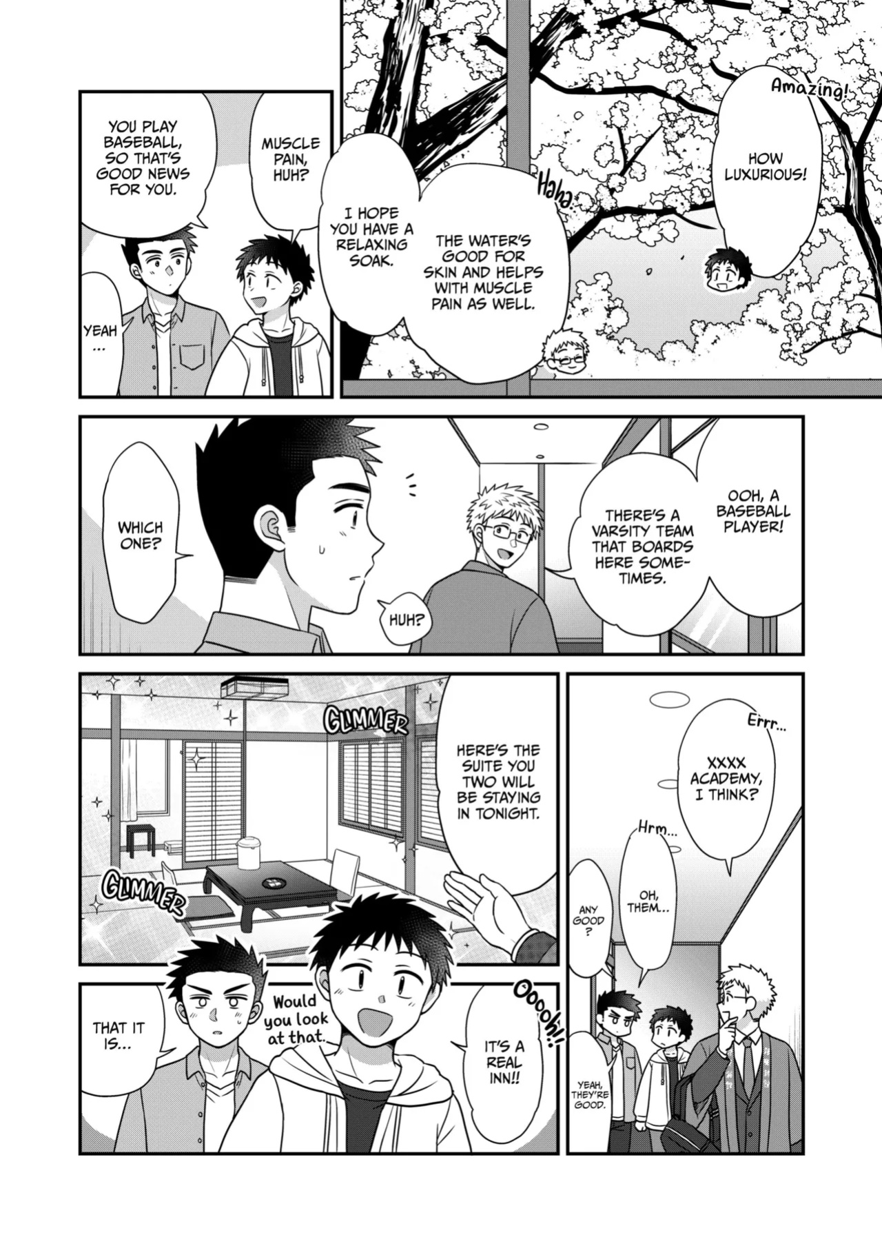 [Suita Kobara ni Choudo Ii (ichi)] Hayatochiri BL - Sakuramau Onsen Ryokoy no Hanashi