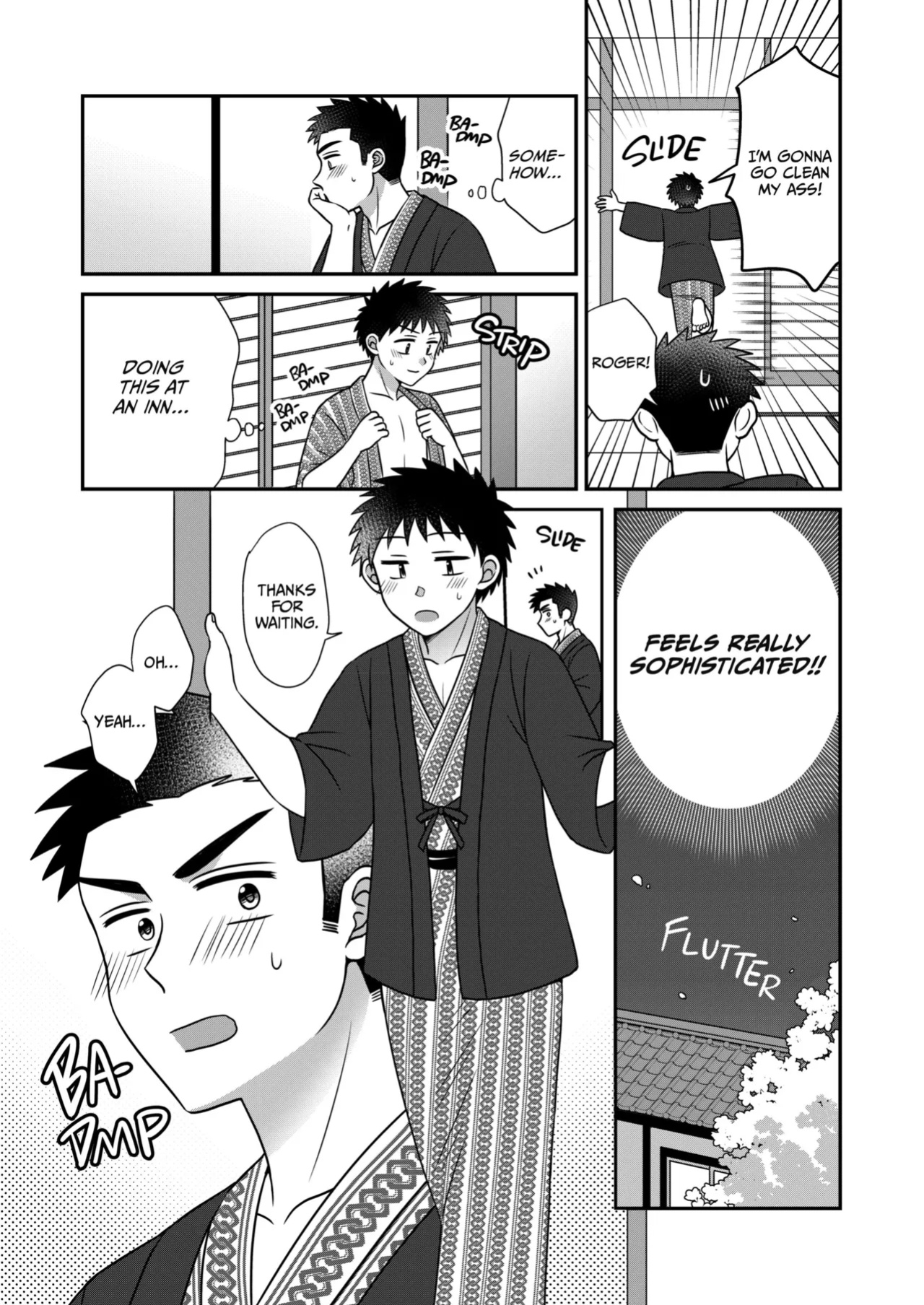 [Suita Kobara ni Choudo Ii (ichi)] Hayatochiri BL - Sakuramau Onsen Ryokoy no Hanashi