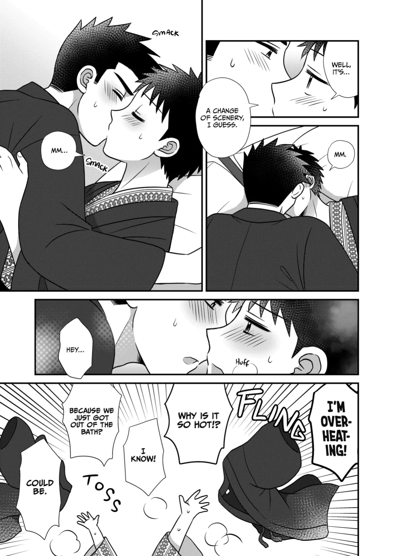 [Suita Kobara ni Choudo Ii (ichi)] Hayatochiri BL - Sakuramau Onsen Ryokoy no Hanashi
