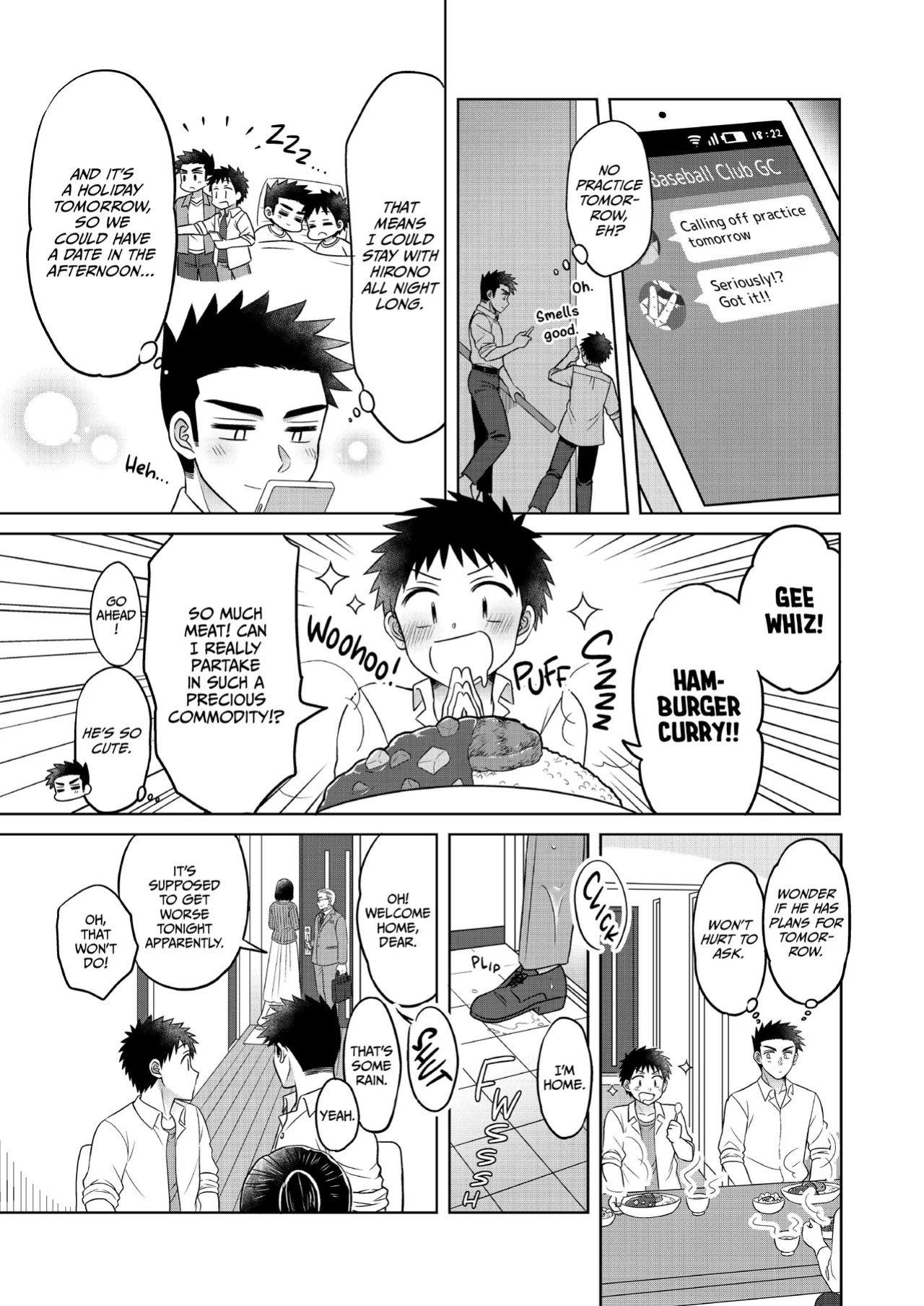 [Suita Kobara ni Choudo Ii (ichi)] Hayatochiri BL - Ame no Hi ni Otomari Suru Hanashi