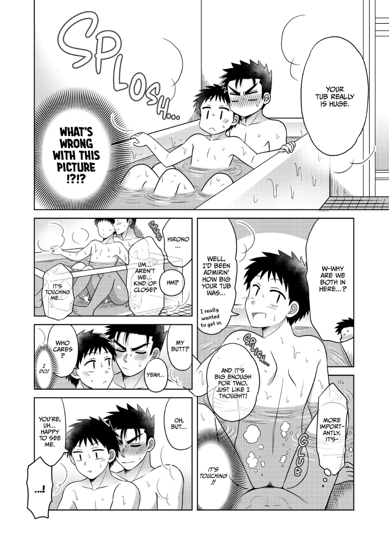 [Suita Kobara ni Choudo Ii (ichi)] Hayatochiri BL - Ame no Hi ni Otomari Suru Hanashi