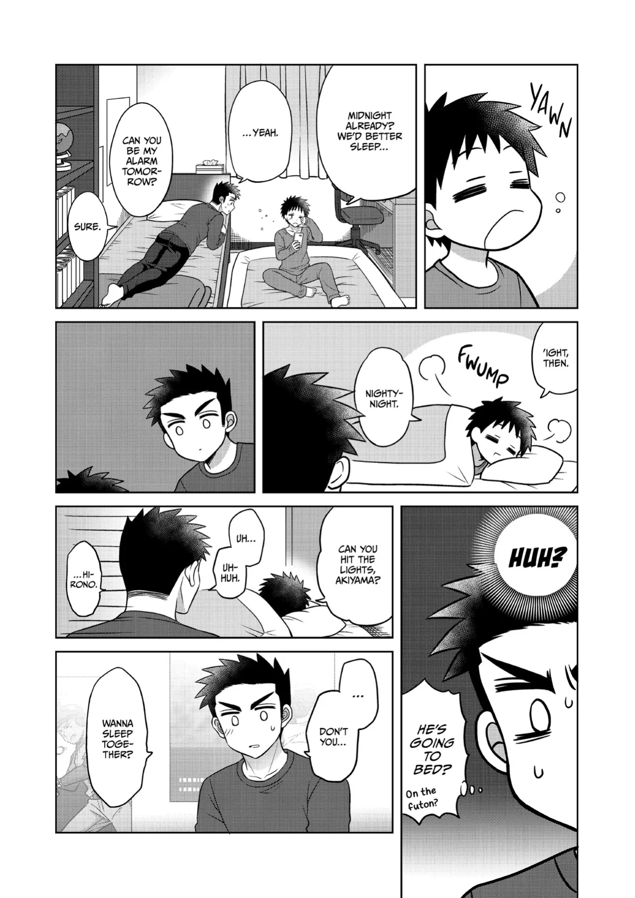 [Suita Kobara ni Choudo Ii (ichi)] Hayatochiri BL - Ame no Hi ni Otomari Suru Hanashi