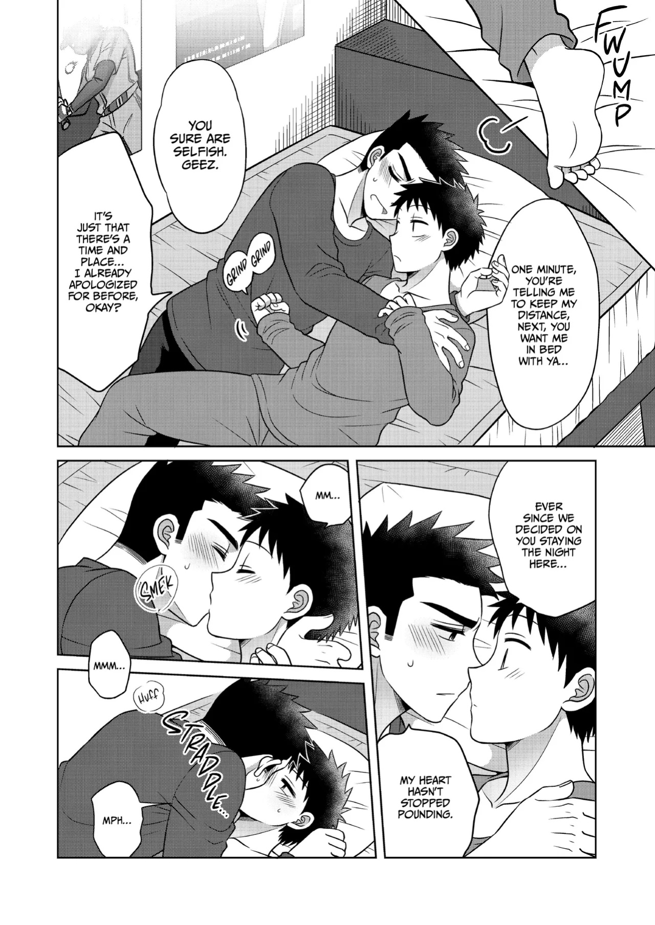 [Suita Kobara ni Choudo Ii (ichi)] Hayatochiri BL - Ame no Hi ni Otomari Suru Hanashi