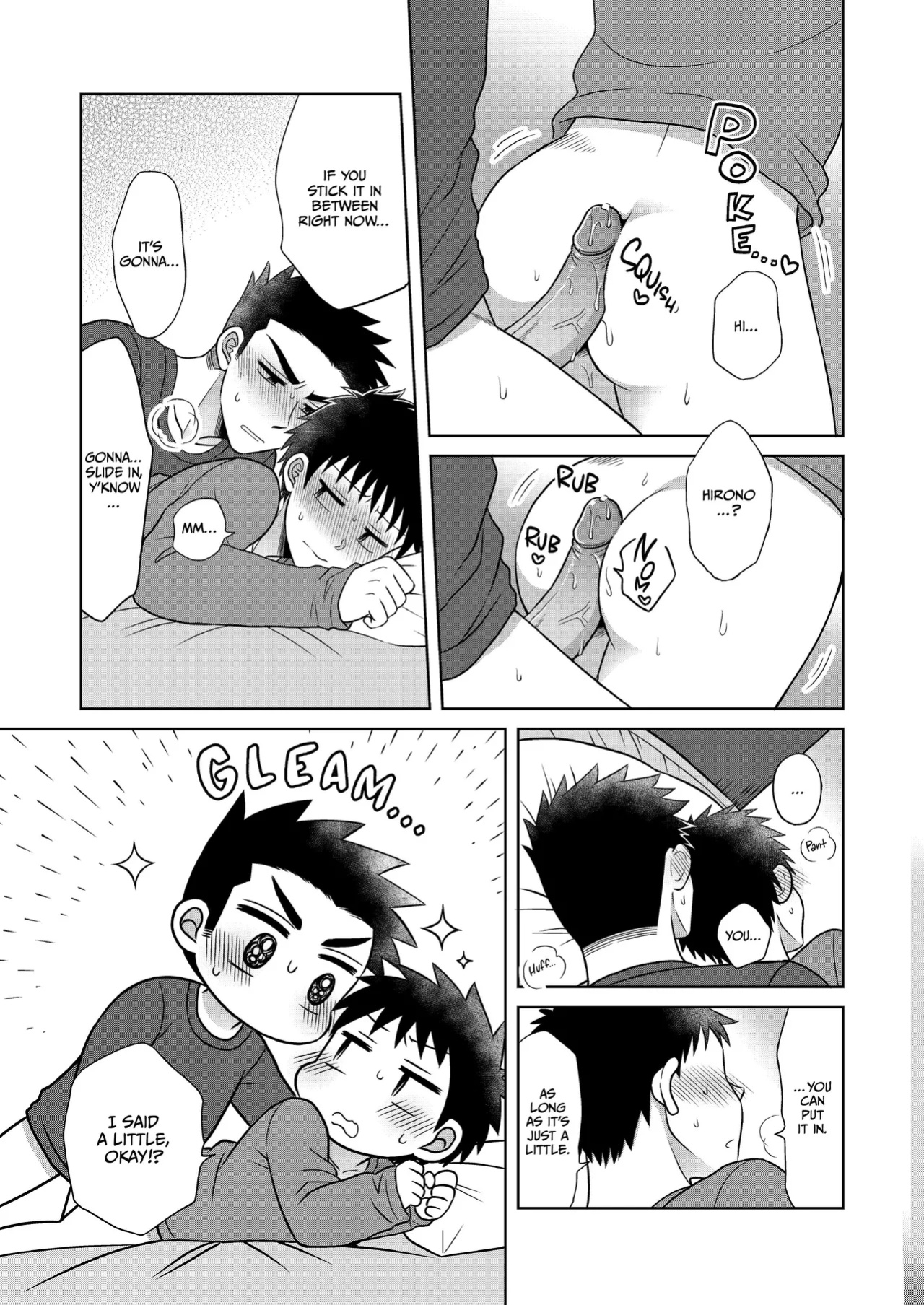 [Suita Kobara ni Choudo Ii (ichi)] Hayatochiri BL - Ame no Hi ni Otomari Suru Hanashi