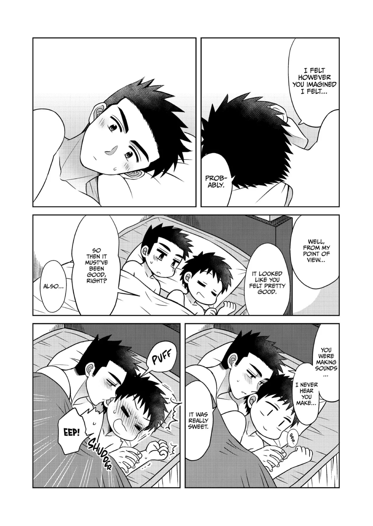 [Suita Kobara ni Choudo Ii (ichi)] Hayatochiri BL - Ame no Hi ni Otomari Suru Hanashi